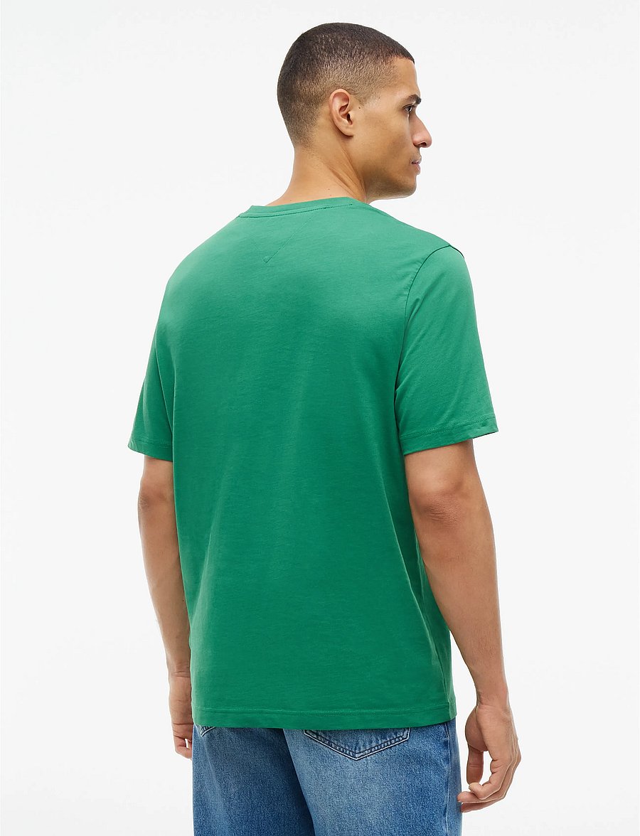 Tommy Hilfiger - FRONT TEXT SEASONAL GRAPHIC TEE - kortärmade t-shirts - alaskan green - 2