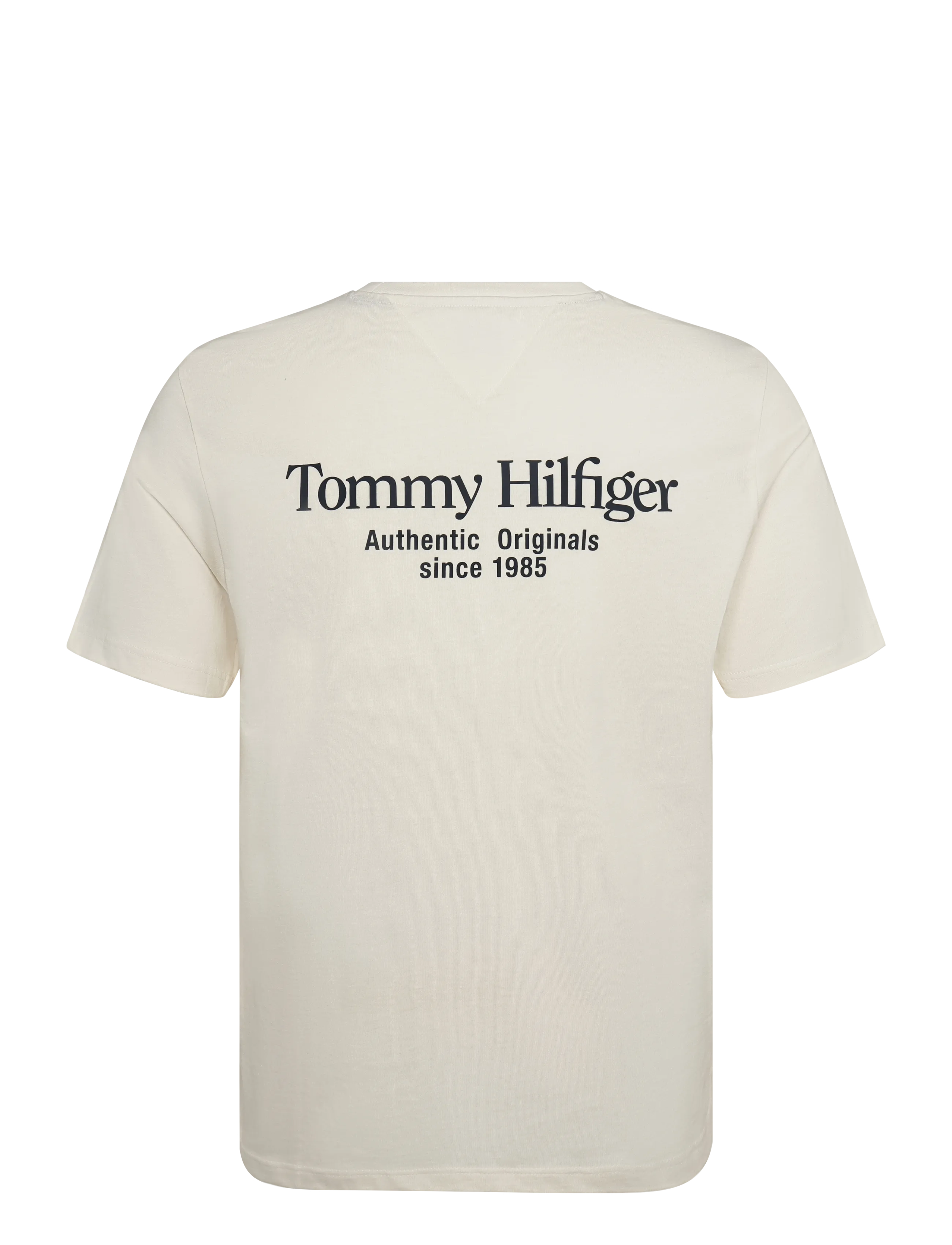 Tommy Hilfiger - BACK TEXT SEASONAL GRAPHIC TEE - lühikeste varrukatega t-särgid - ivory petal - 2
