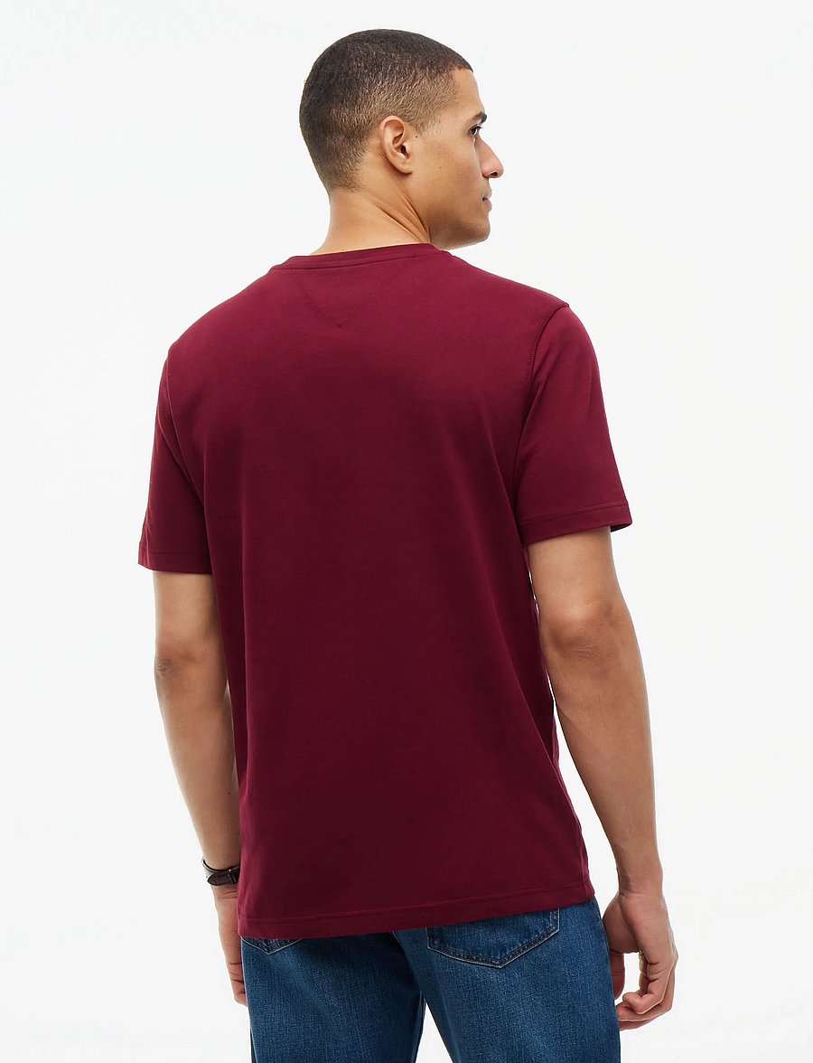 Tommy Hilfiger - GRAPHIC VARSITY ROUNDEL TEE - short-sleeved t-shirts - burgundy - 2