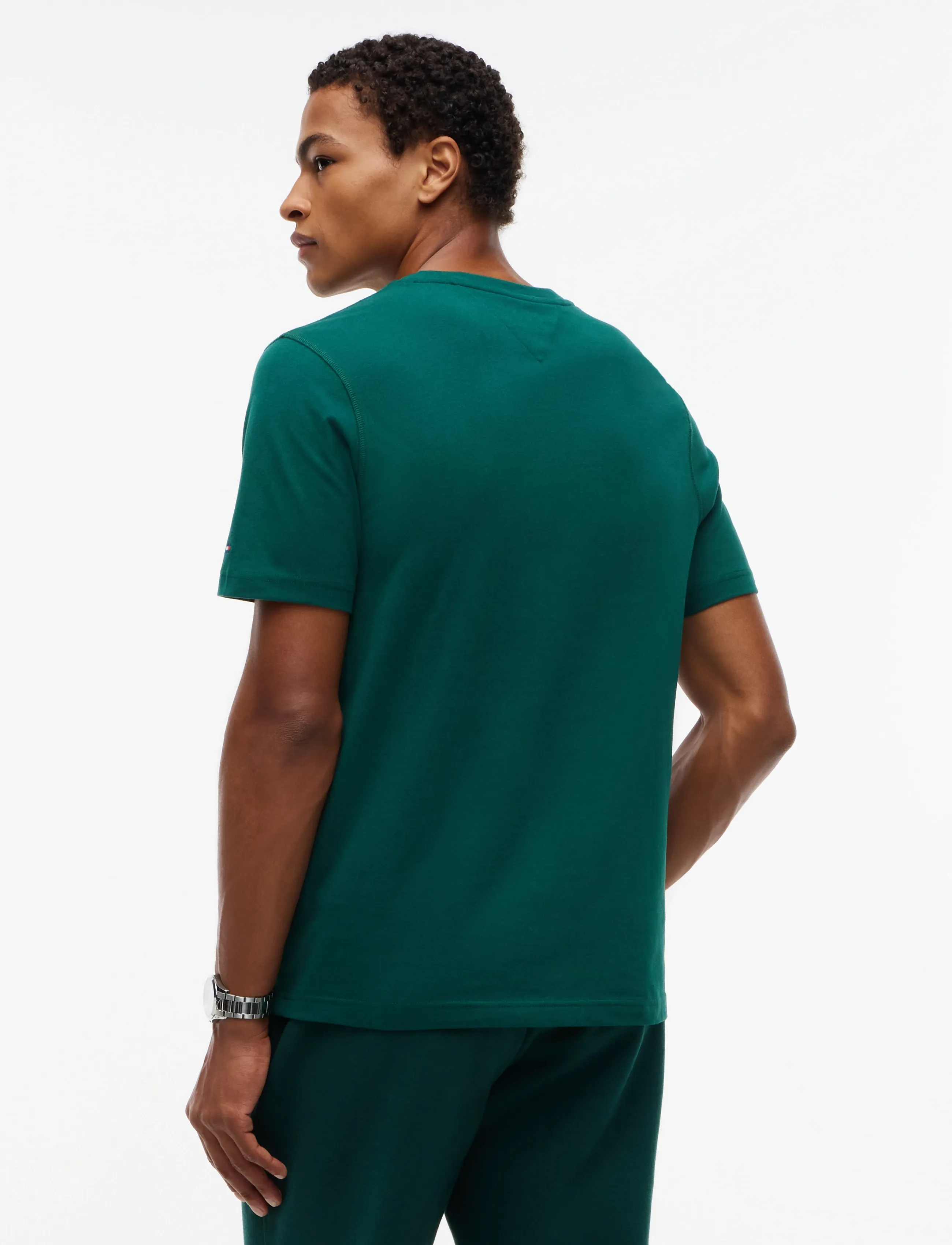 Tommy Hilfiger - GRAPHIC VARSITY ROUNDEL TEE - ornamental green - 2
