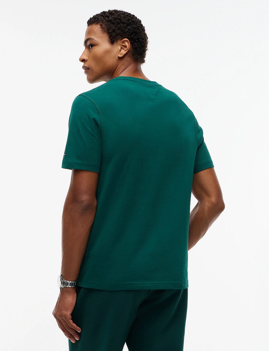 Tommy Hilfiger - GRAPHIC VARSITY ROUNDEL TEE - short-sleeved t-shirts - ornamental green - 2