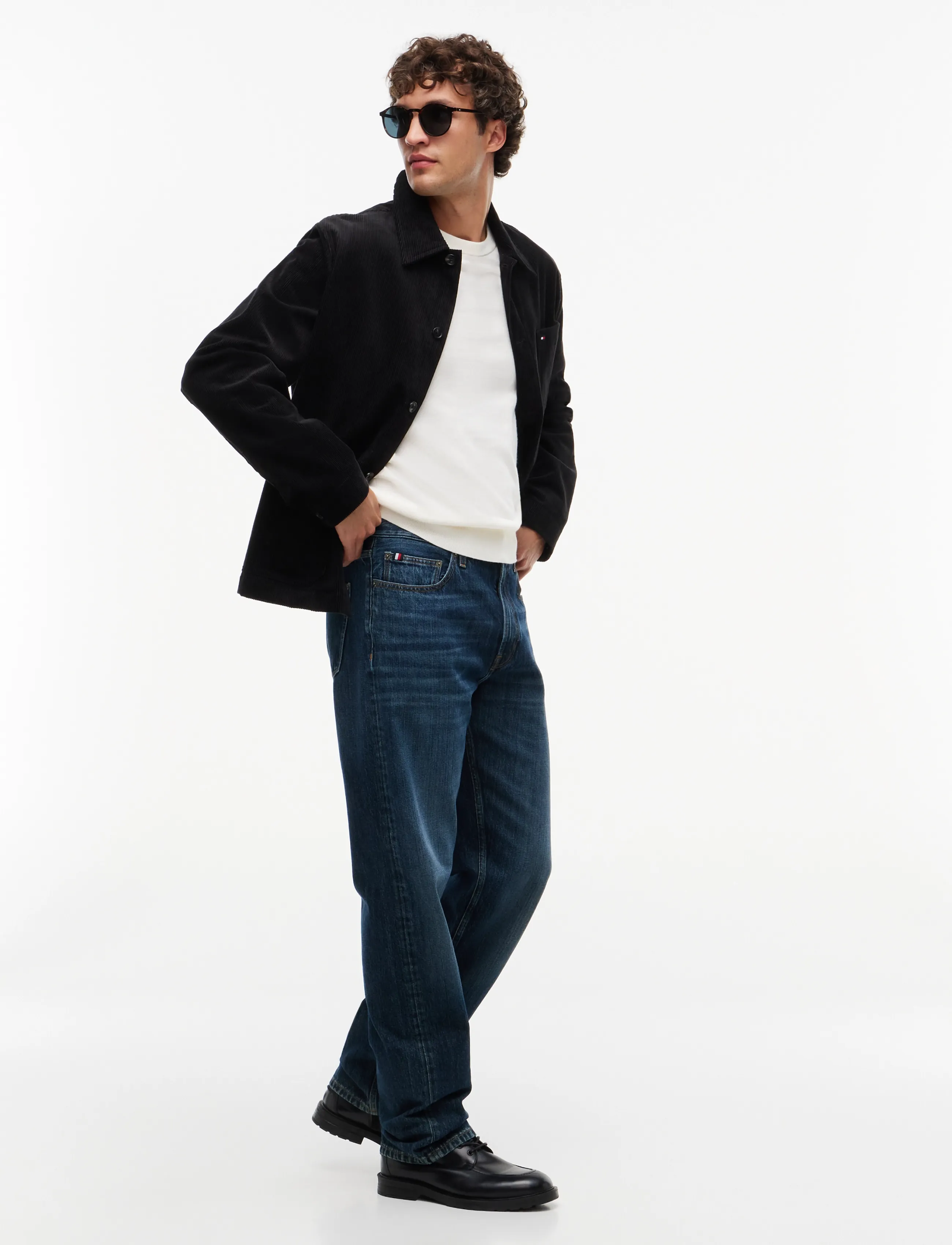 Tommy Hilfiger DOVER REGULAR STRAIGHT WOOD IND - Clothing - WOOD INDIGO / blue