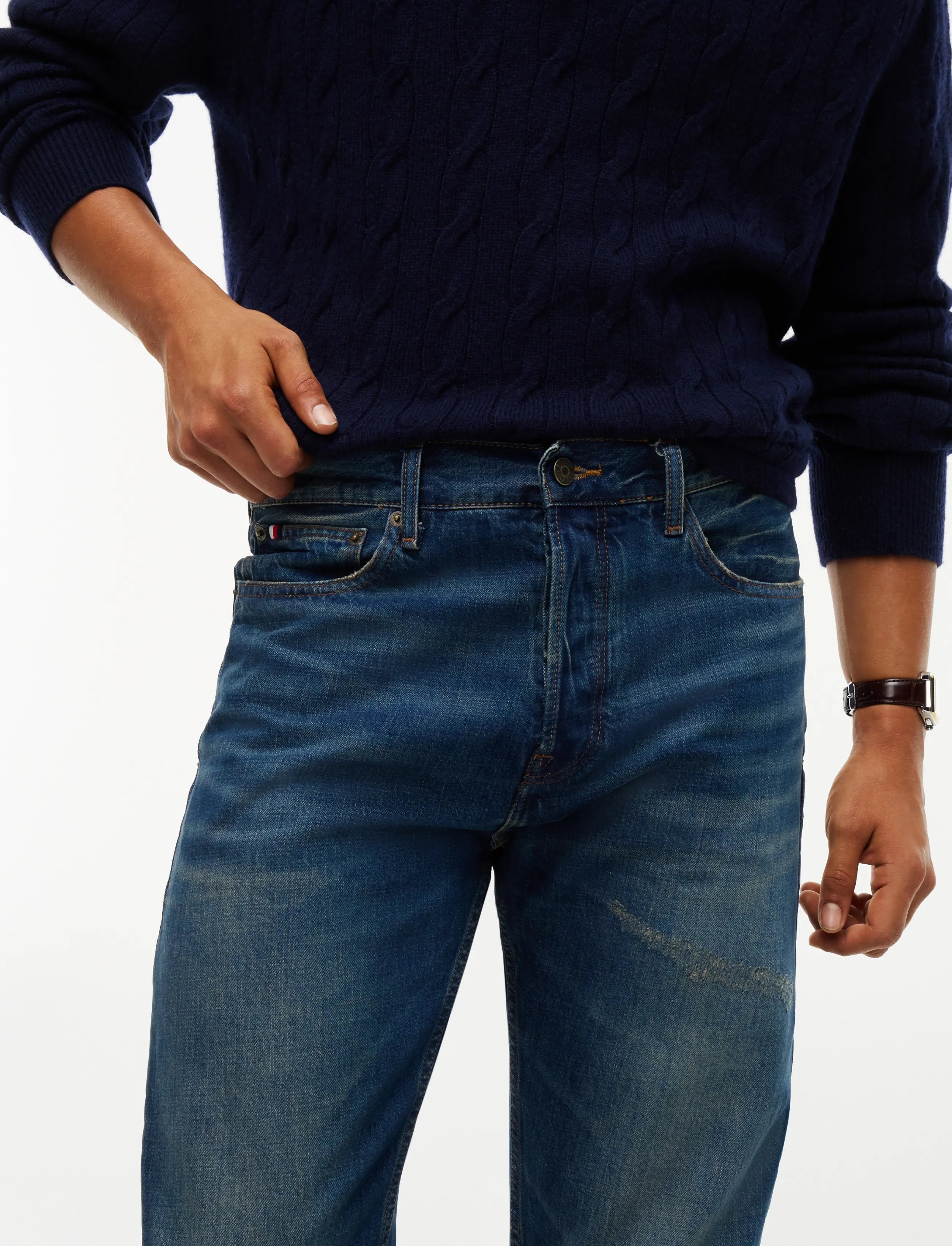 Tommy Hilfiger DOVER REGULAR STRAIGHT SEBAS IND - Kläder - SEBAS INDIGO / blue