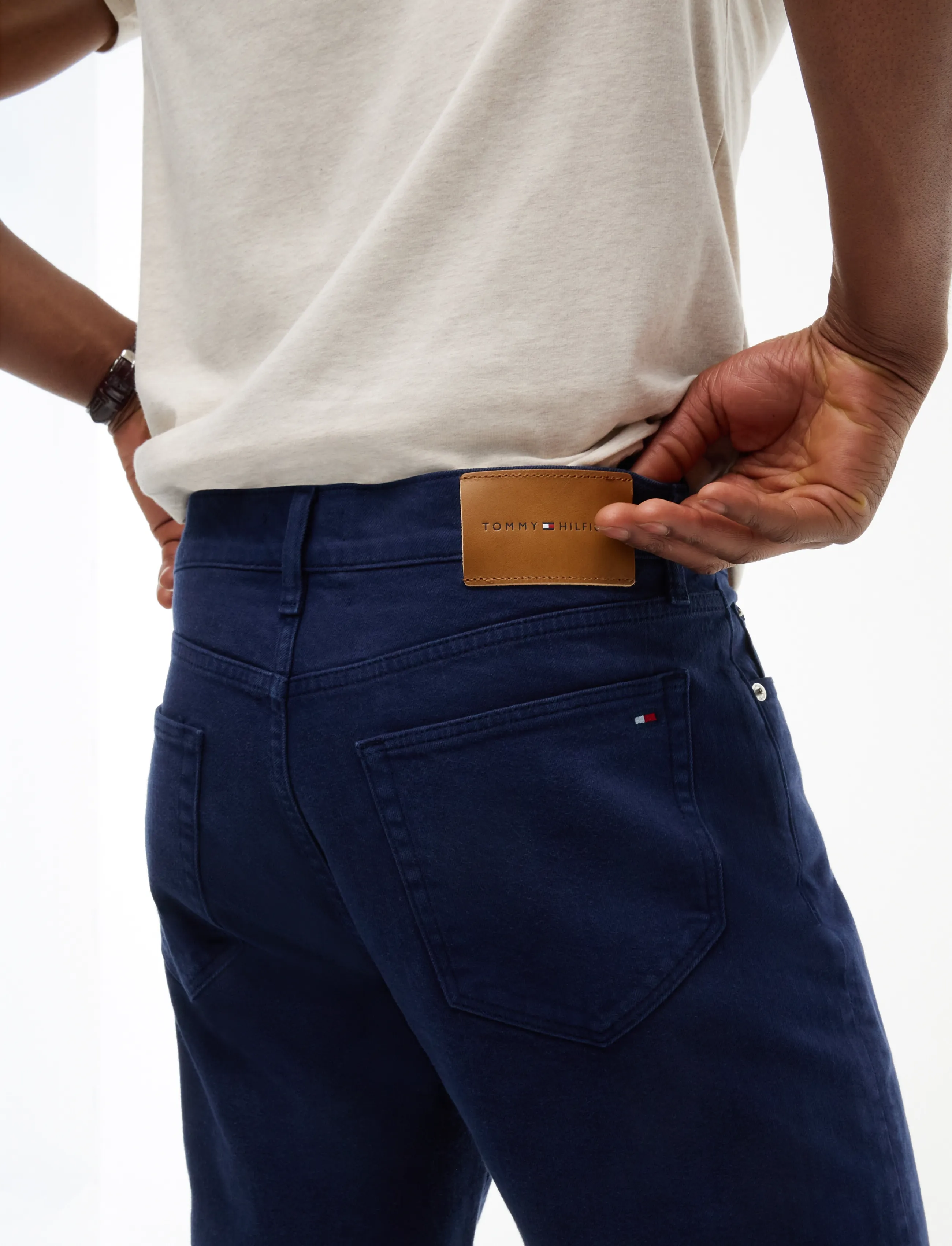 Tommy Hilfiger - DENTON SLIM STRAIGHT DC GMD - slim jeans - navy - 5