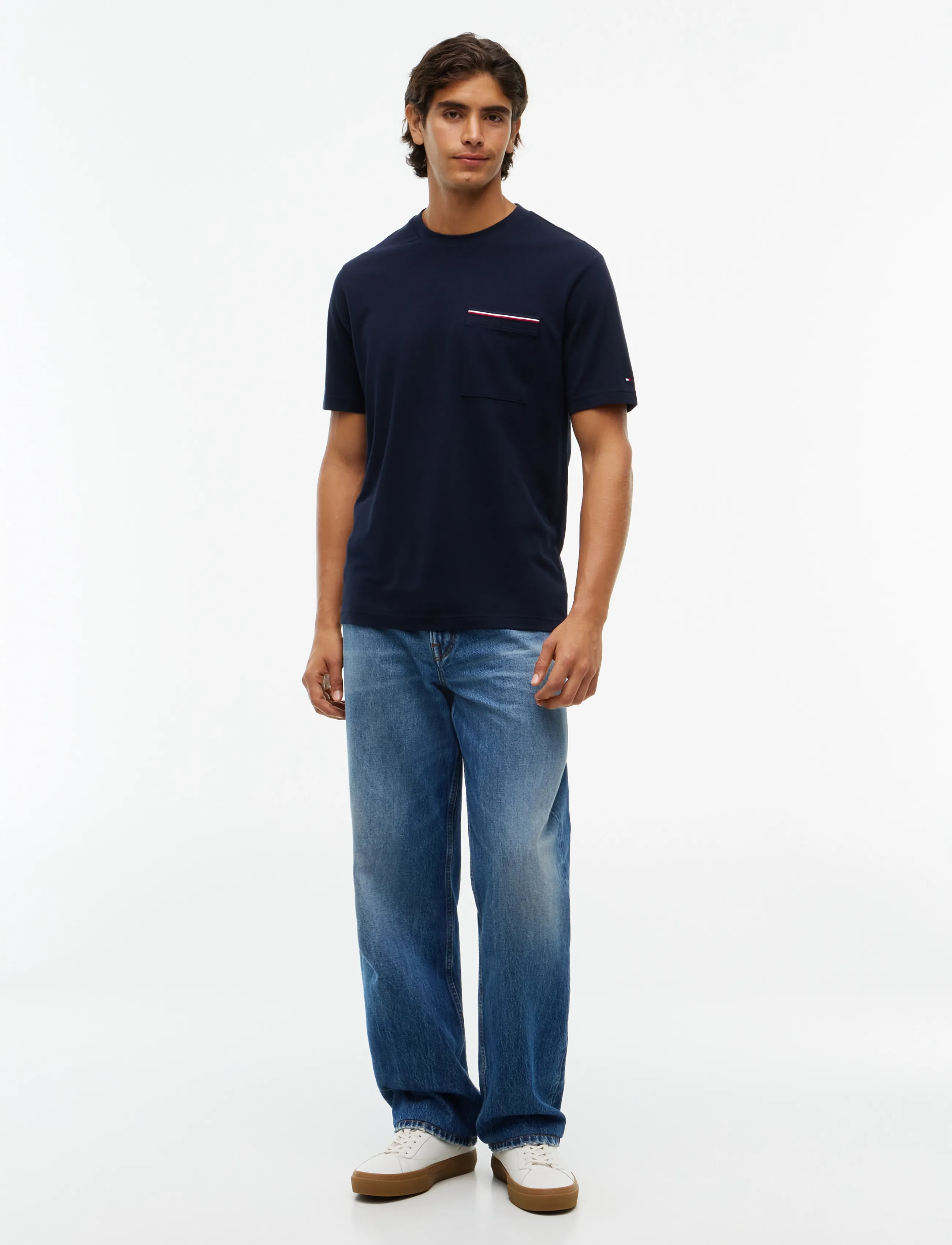Tommy Hilfiger - RWB PIQUE TEE - navy blue - 4