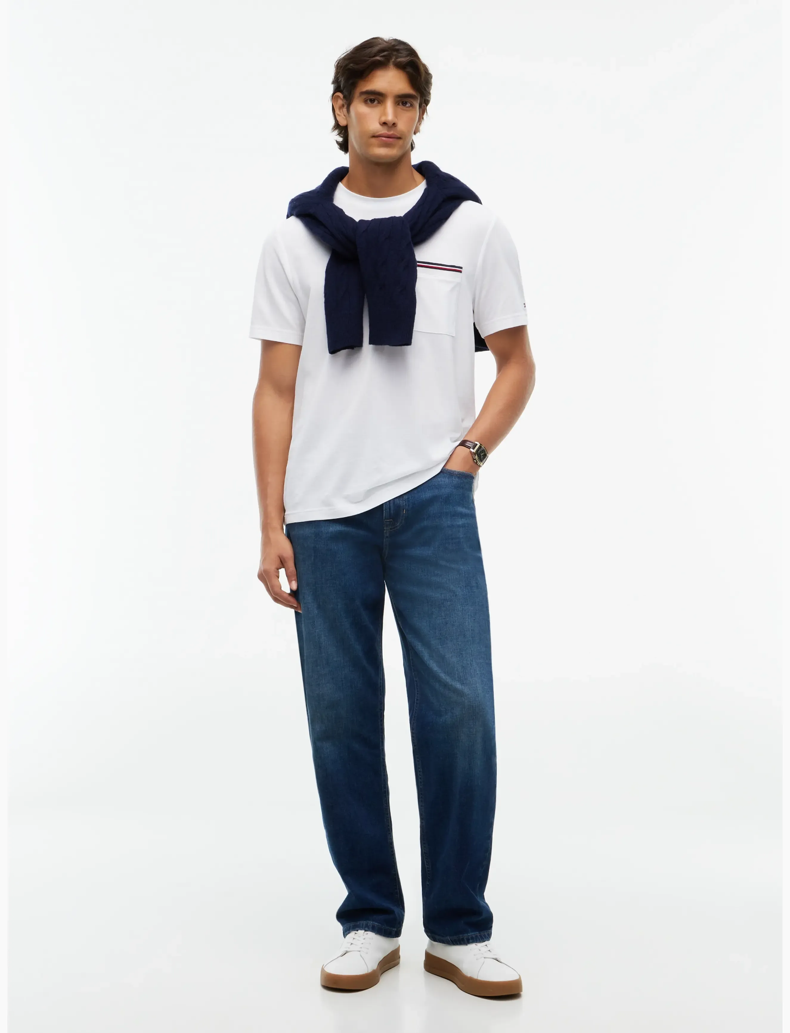 Tommy Hilfiger - RWB PIQUE TEE - white - 4