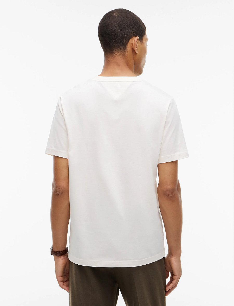 Tommy Hilfiger - RWB CONCEPT TEE - kortärmade t-shirts - ivory petal - 2