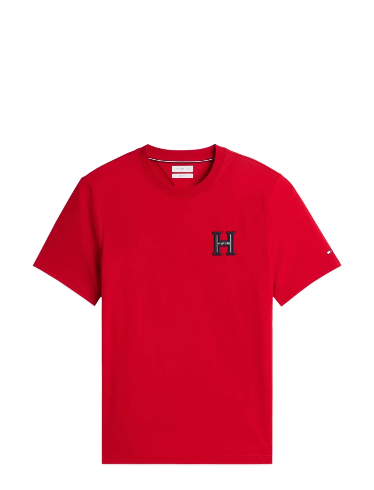 Tommy Hilfiger - RWB CONCEPT TEE - short-sleeved t-shirts - medium red - 1