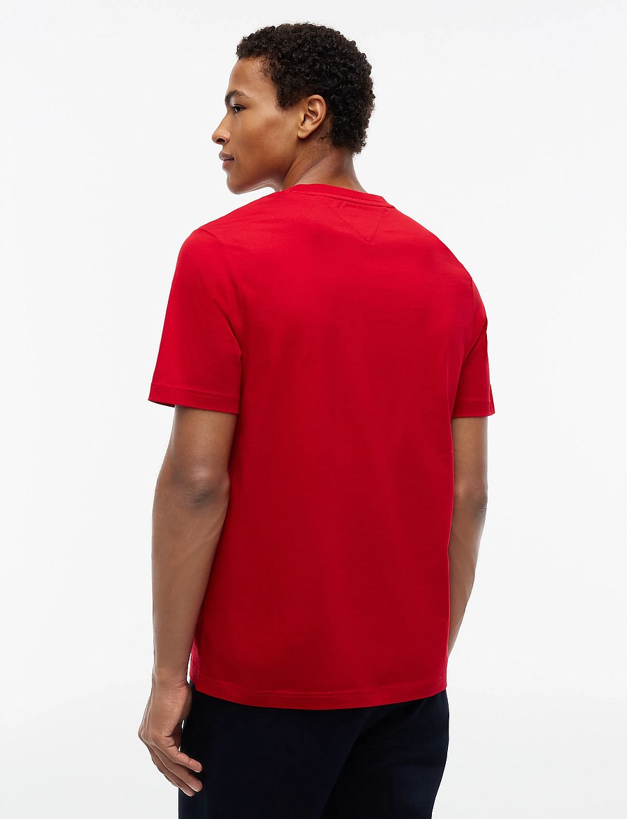 Tommy Hilfiger - RWB CONCEPT TEE - short-sleeved t-shirts - medium red - 2