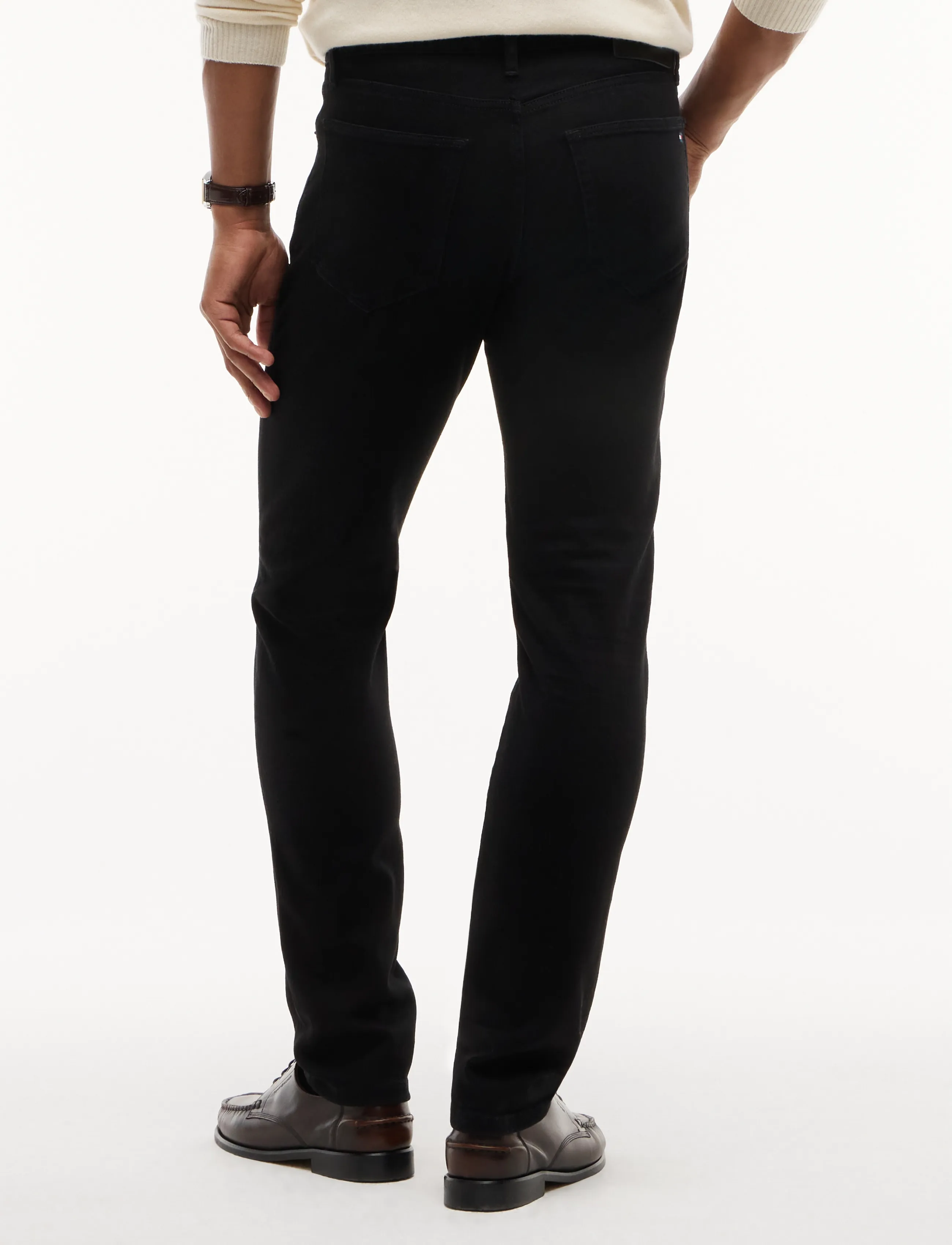 Tommy Hilfiger - BLEECKER SLIM CARLO BLACK OD - kitsad teksad - carlo black od black - 3
