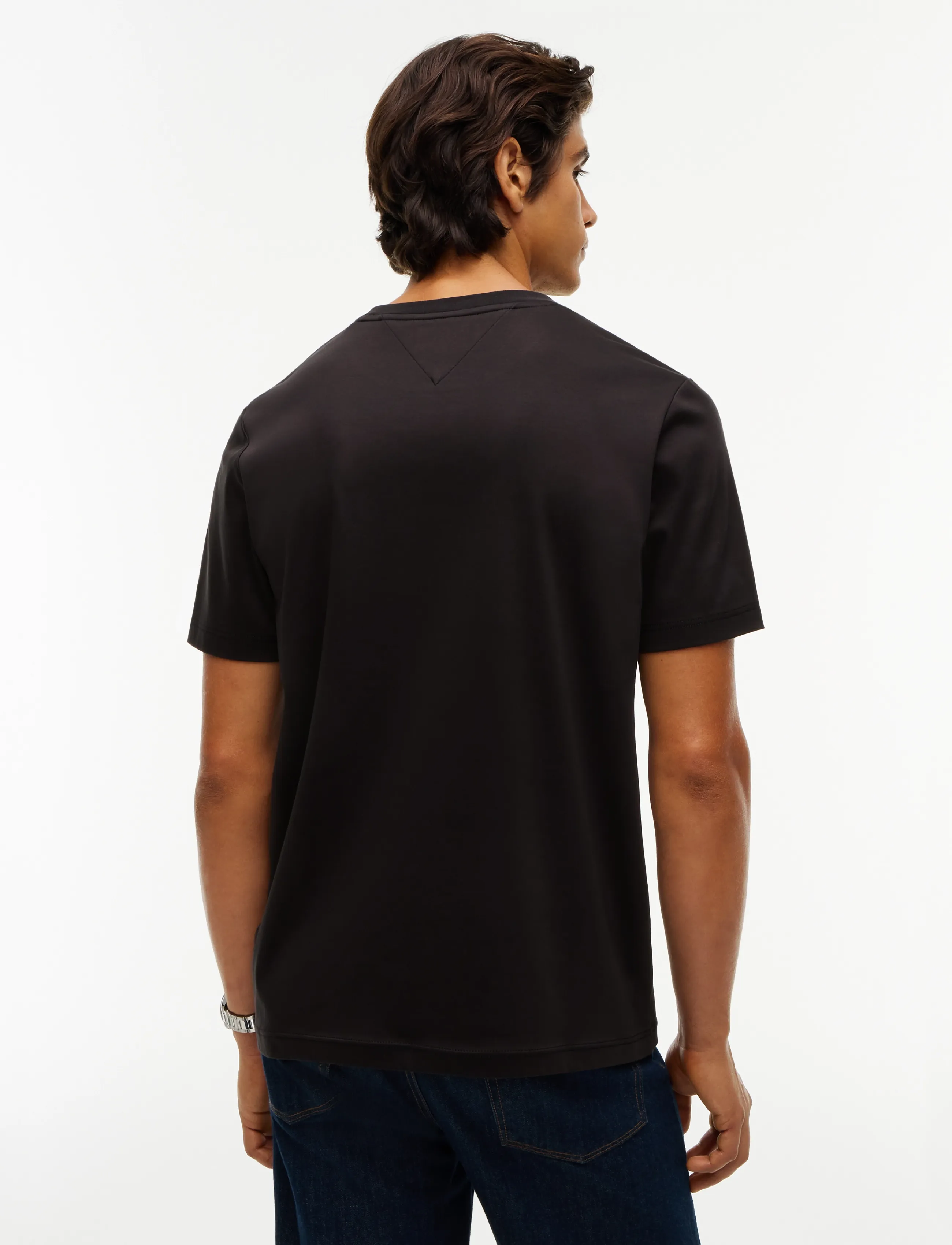 Tommy Hilfiger - INTERLOCK EMBOSSED T-SHIRT - black - 2