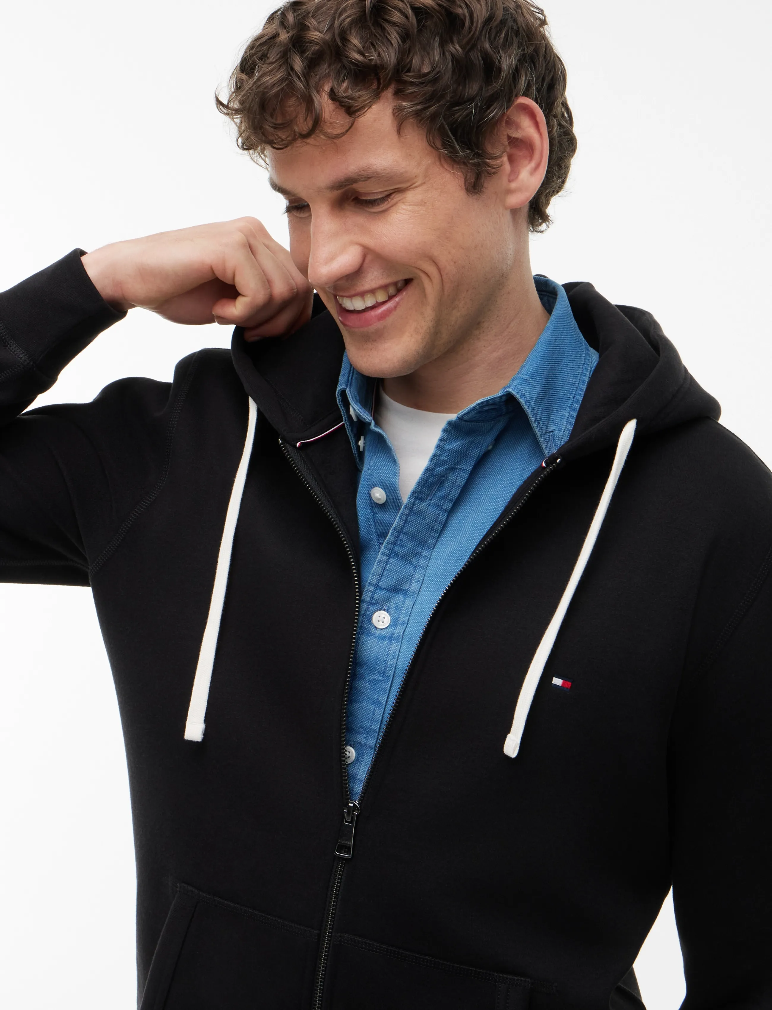 Tommy Hilfiger - ESSENTIAL FLEECE HOODED REG ZT - kapuzenpullover - black - 3