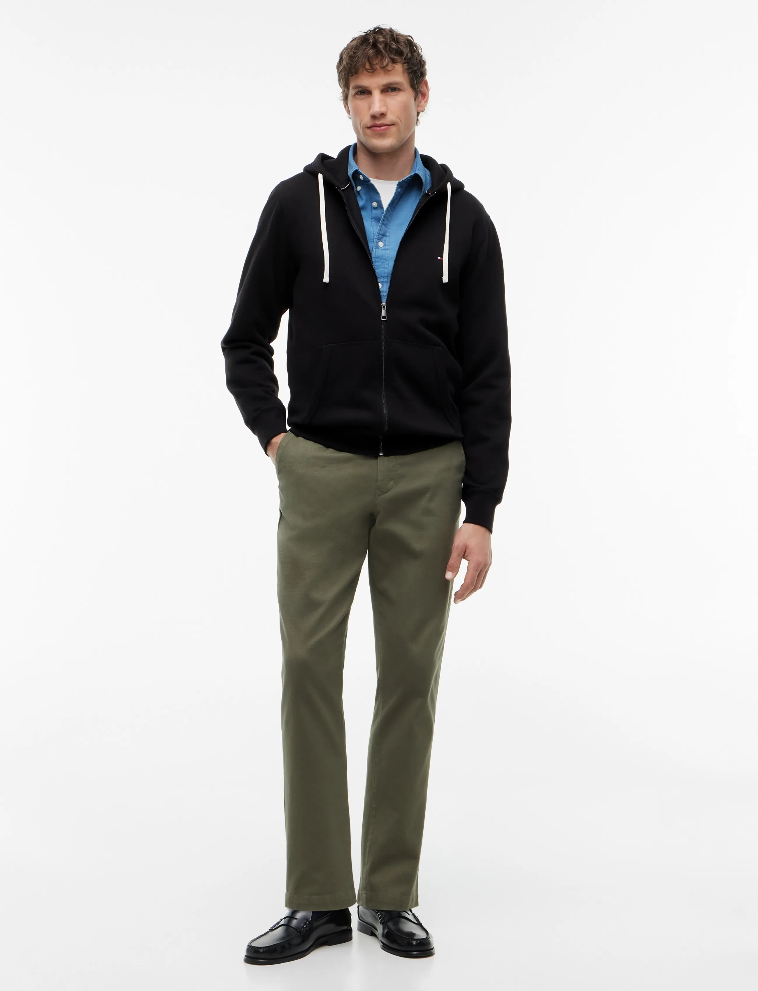 Tommy Hilfiger - ESSENTIAL FLEECE HOODED REG ZT - kapuzenpullover - black - 4