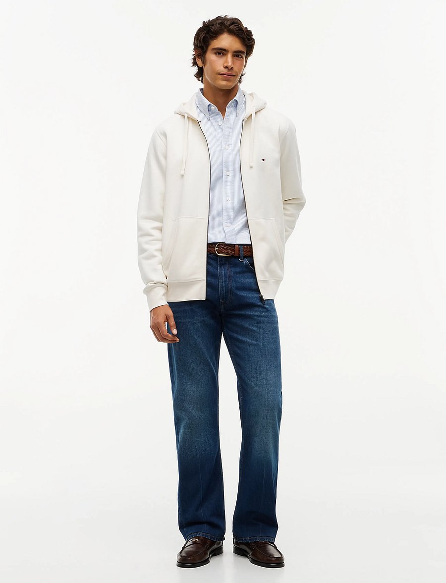 Tommy Hilfiger - ESSENTIAL FLEECE HOODED REG ZT - ivory petal - 4