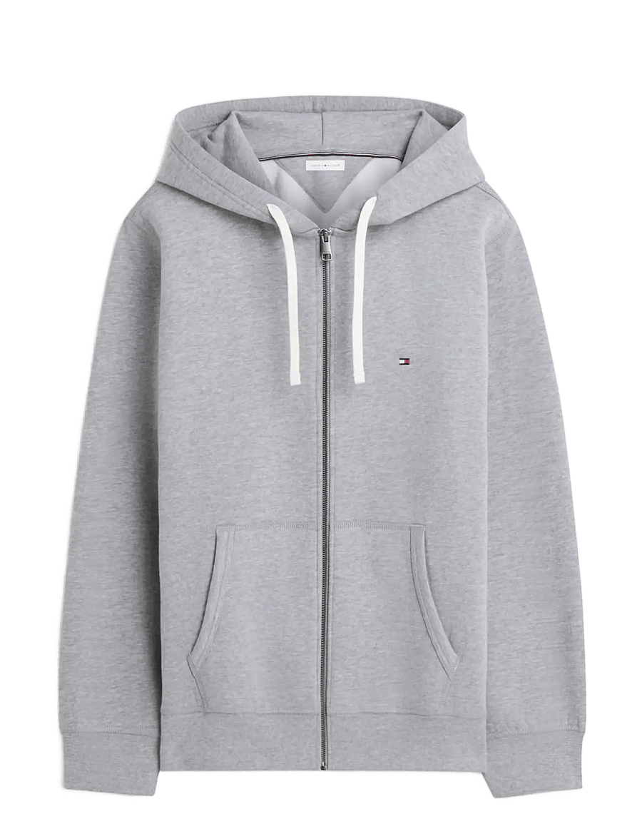 Tommy Hilfiger - ESSENTIAL FLEECE HOODED REG ZT - kapuzenpullover - medium grey heather - 1