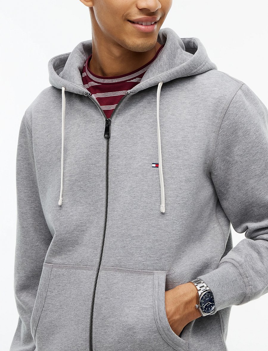 Tommy Hilfiger - ESSENTIAL FLEECE HOODED REG ZT - kapuzenpullover - medium grey heather - 3