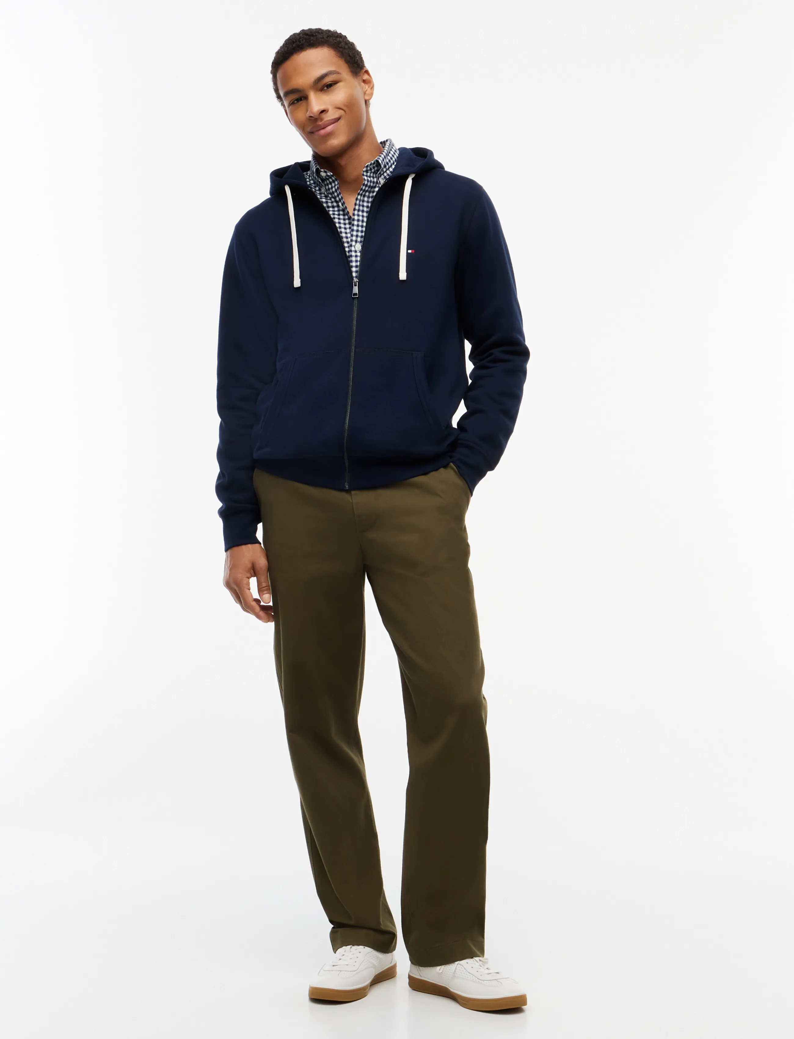 Tommy Hilfiger - ESSENTIAL FLEECE HOODED REG ZT - kapuutsiga pusad - navy blue - 4