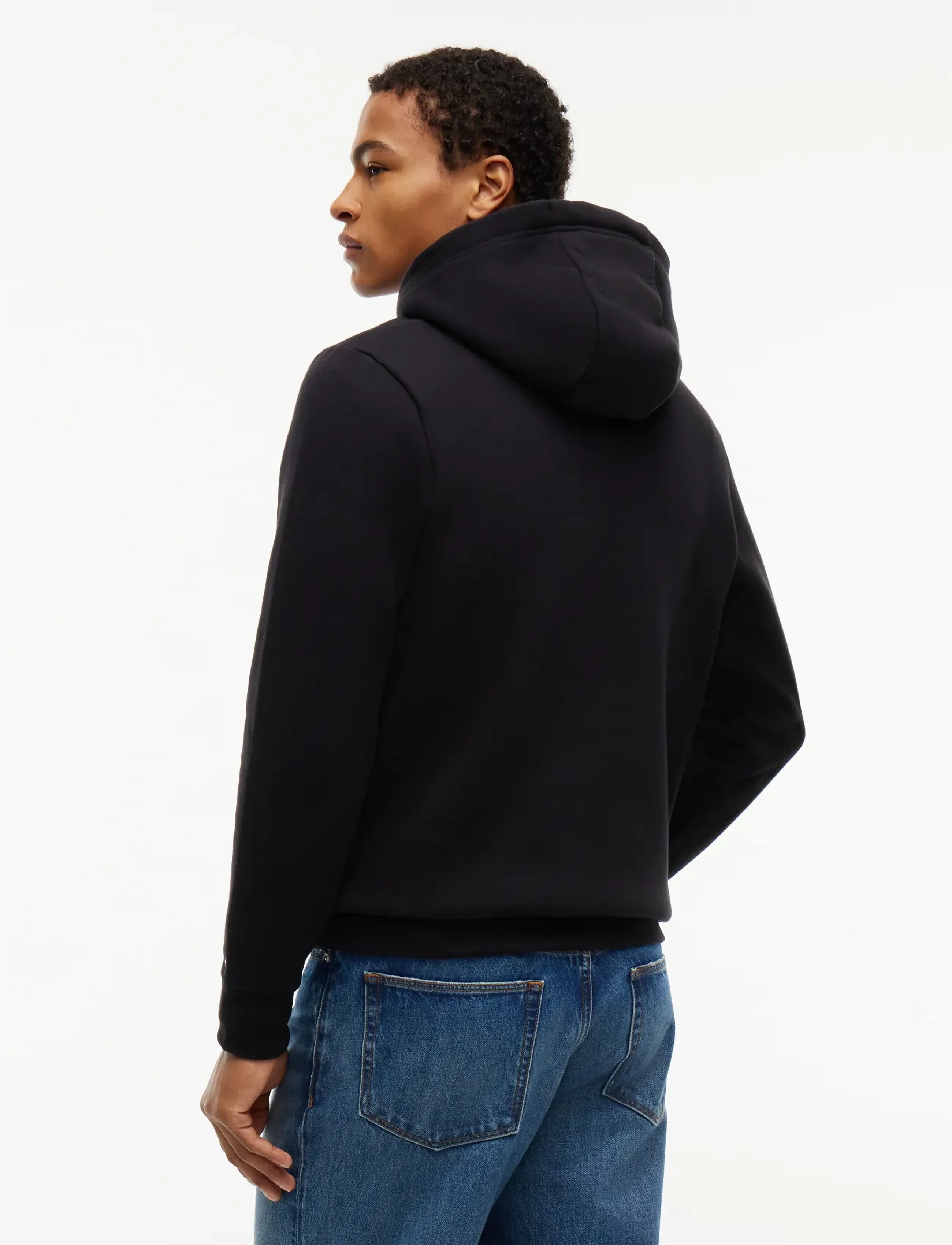 TOMMY HILFIGER Stack Reg Fleece Hoodie herr – bild 2