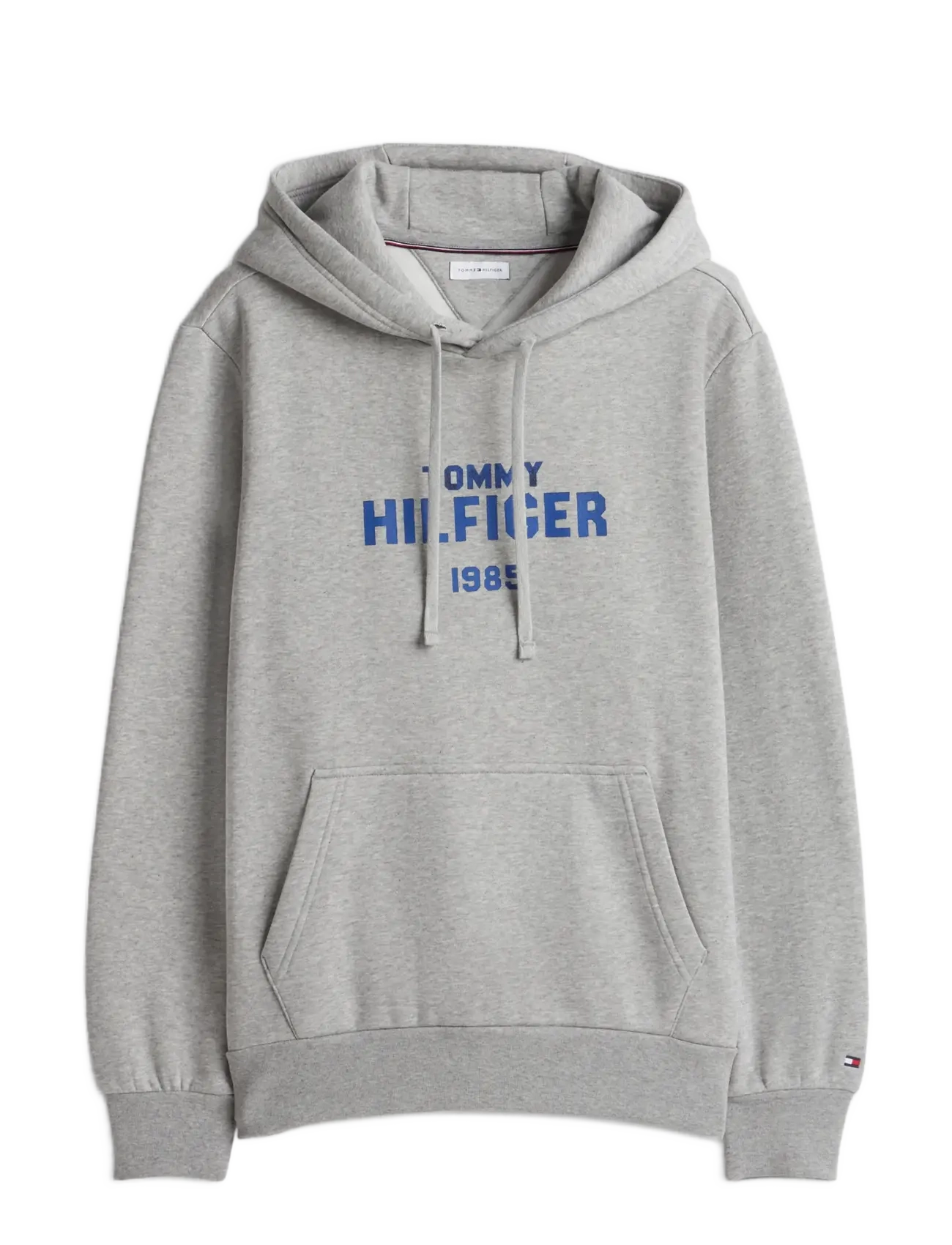 Tommy Hilfiger - HILFIGER STACK REG FLEECE HOODIE - light grey heather - 1