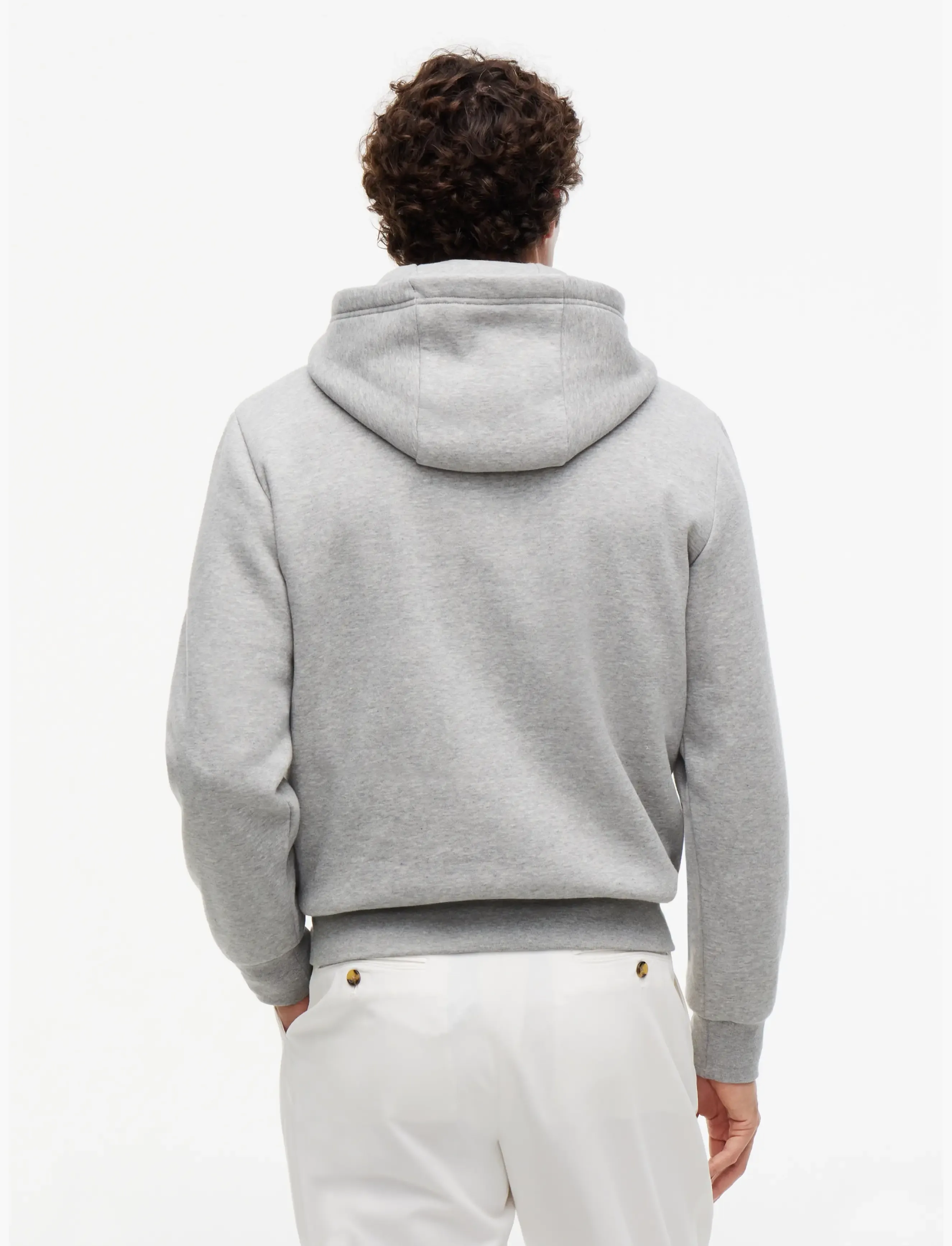 Tommy Hilfiger - HILFIGER STACK REG FLEECE HOODIE - light grey heather - 2