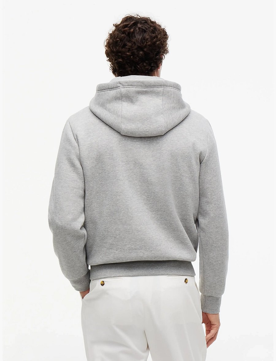 Tommy Hilfiger - HILFIGER STACK REG FLEECE HOODIE - light grey heather - 2