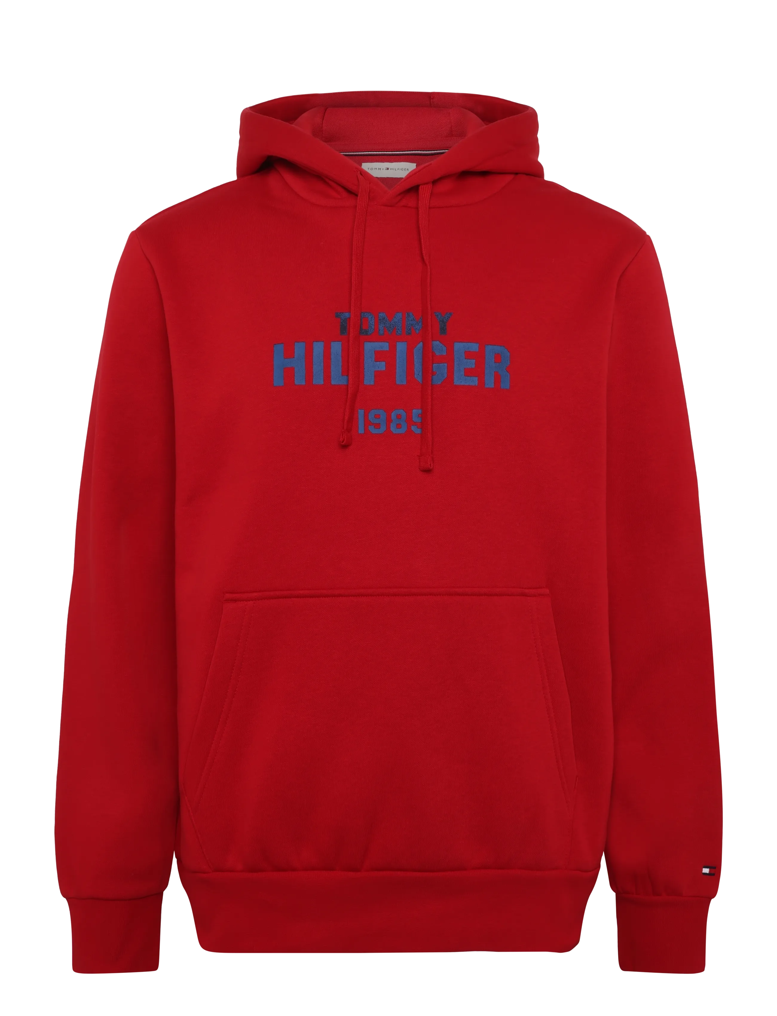 Tommy Hilfiger - HILFIGER STACK REG FLEECE HOODIE - hettupeysur - medium red - 1