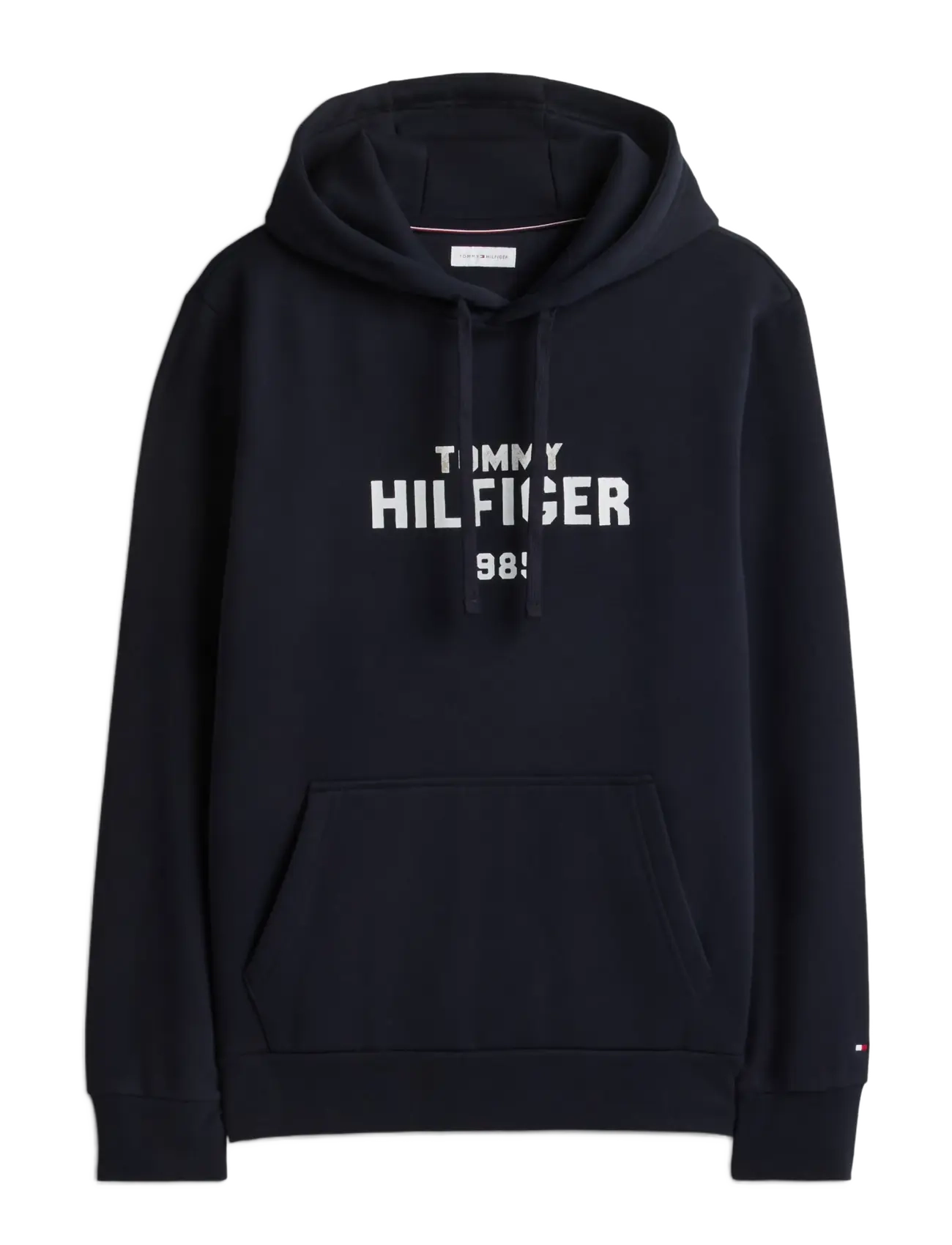 Tommy Hilfiger - HILFIGER STACK REG FLEECE HOODIE - kapuzenpullover - navy blue - 1