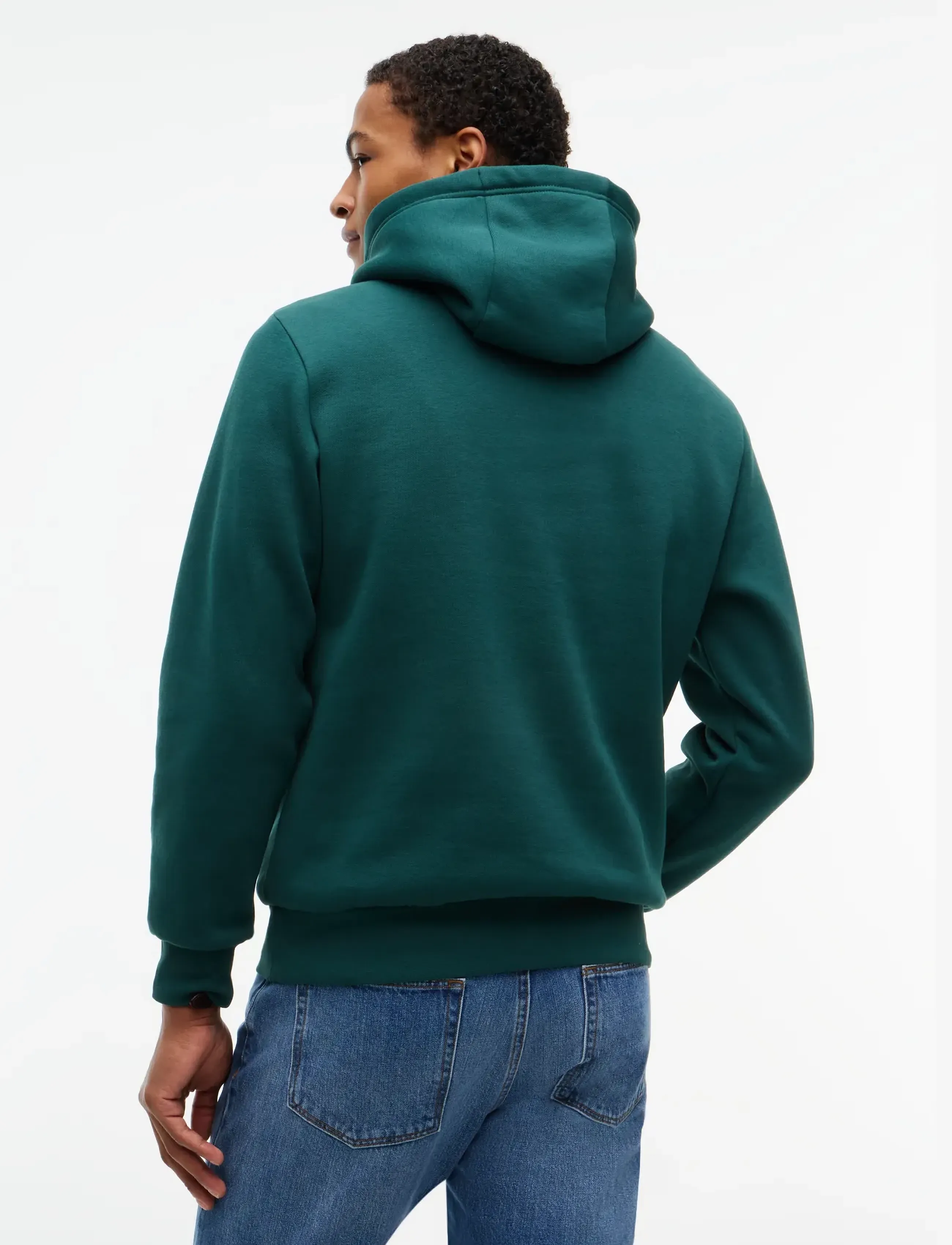 Tommy Hilfiger - HILFIGER STACK REG FLEECE HOODIE - hættetrøjer - ornamental green - 2