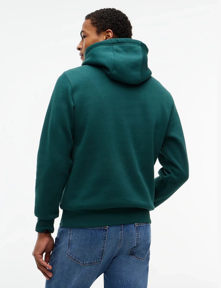 Tommy Hilfiger - HILFIGER STACK REG FLEECE HOODIE - hættetrøjer - ornamental green - 2