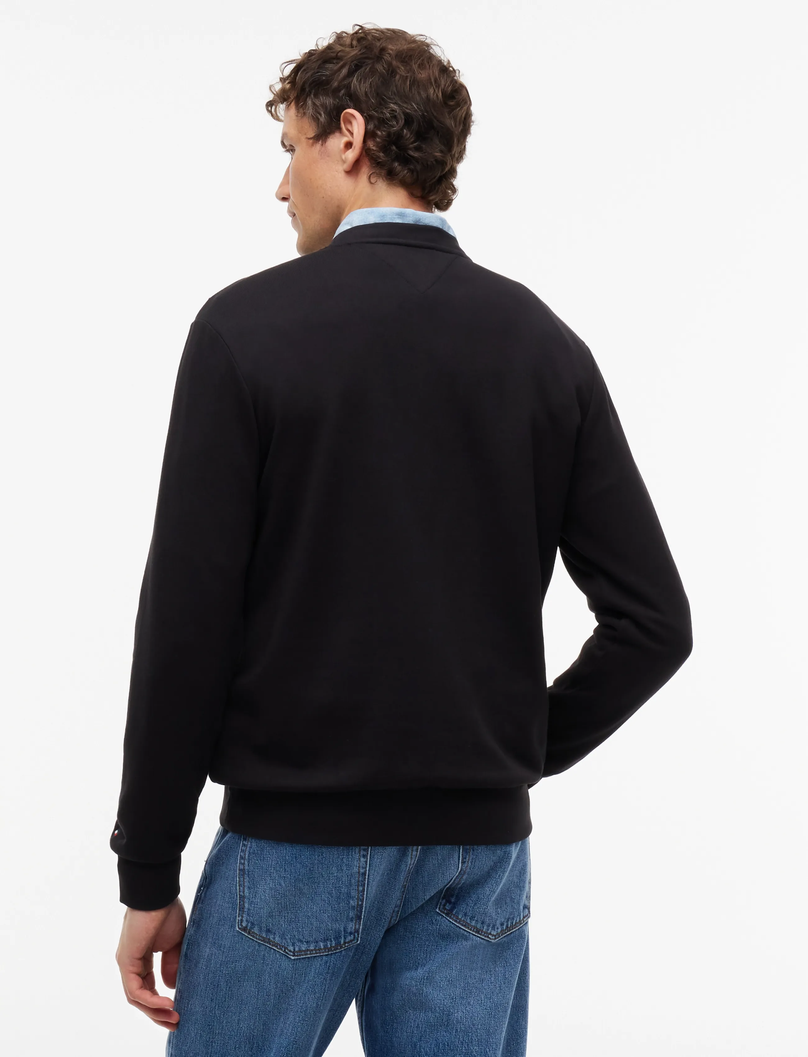 Tommy Hilfiger - HILFIGER 1985 REF TERRY CREW - shop efter anledning - black - 2