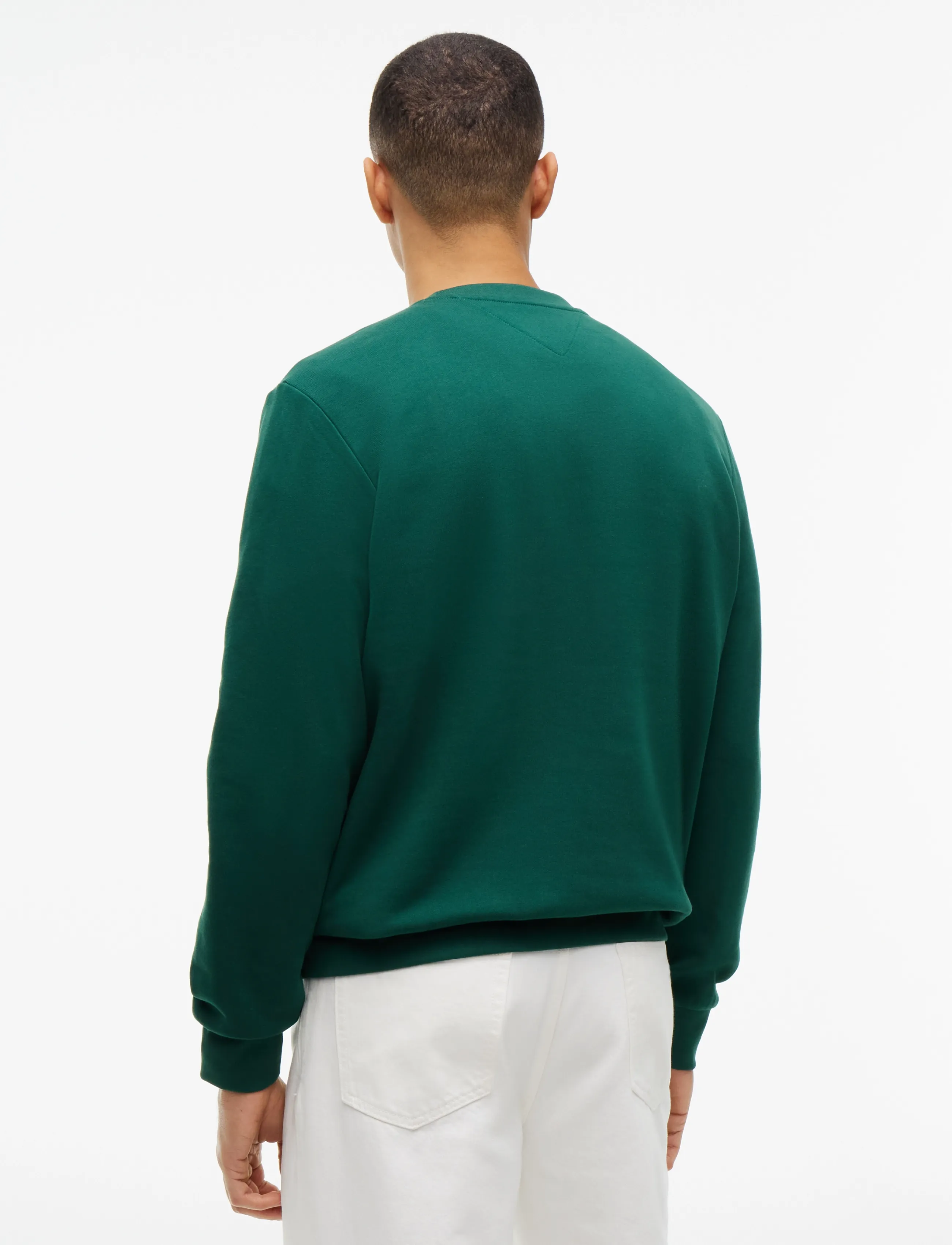 Tommy Hilfiger - HILFIGER 1985 REF TERRY CREW - shop efter anledning - ornamental green - 2