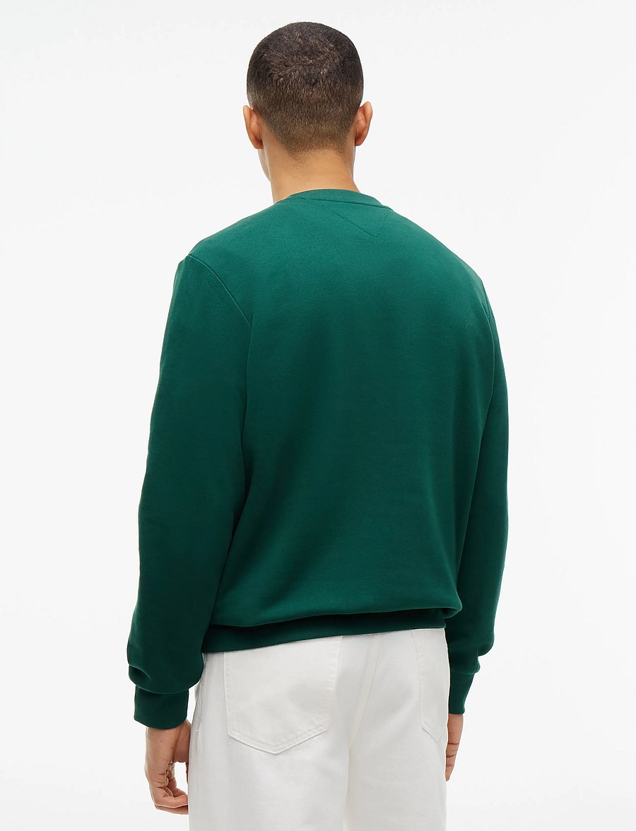 Tommy Hilfiger - HILFIGER 1985 REF TERRY CREW - shop efter anledning - ornamental green - 2