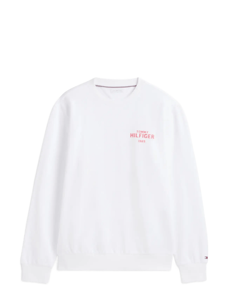 Tommy Hilfiger - HILFIGER 1985 REF TERRY CREW - shop efter anledning - white - 1