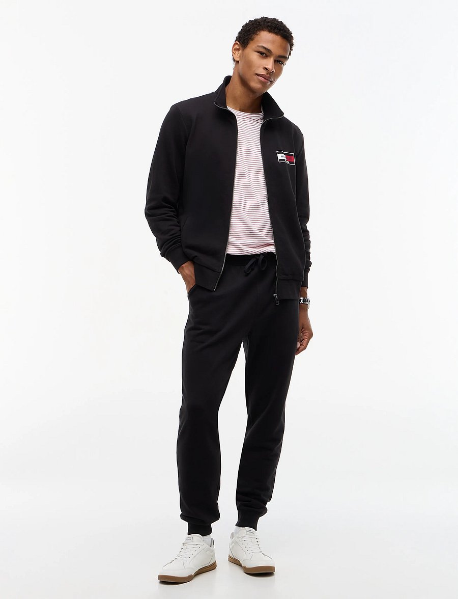 Tommy Hilfiger - BRAND LOVE SMALL FLAG REG ZT - spring jackets - black - 4