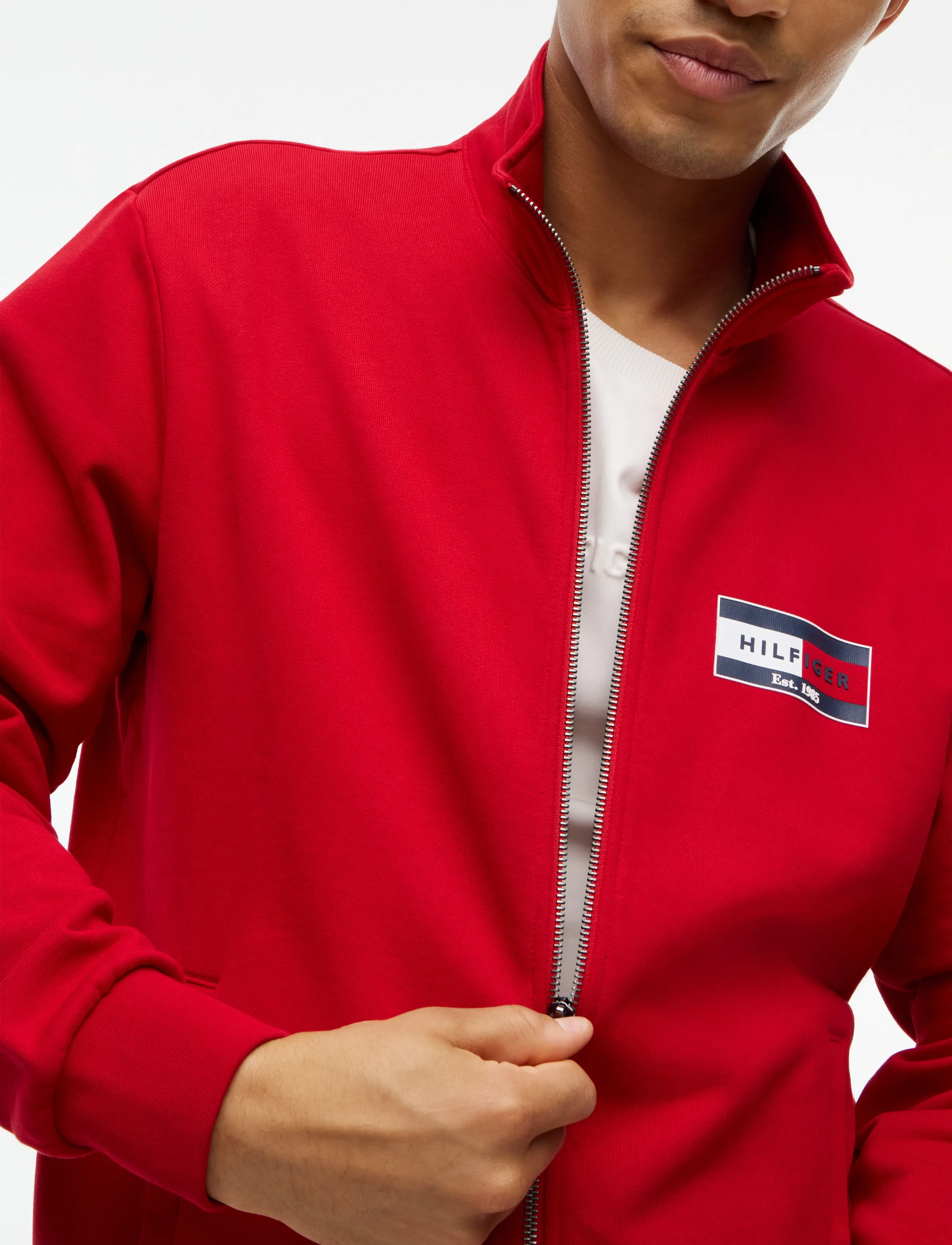 Tommy Hilfiger - BRAND LOVE SMALL FLAG REG ZT - spring jackets - medium red - 3