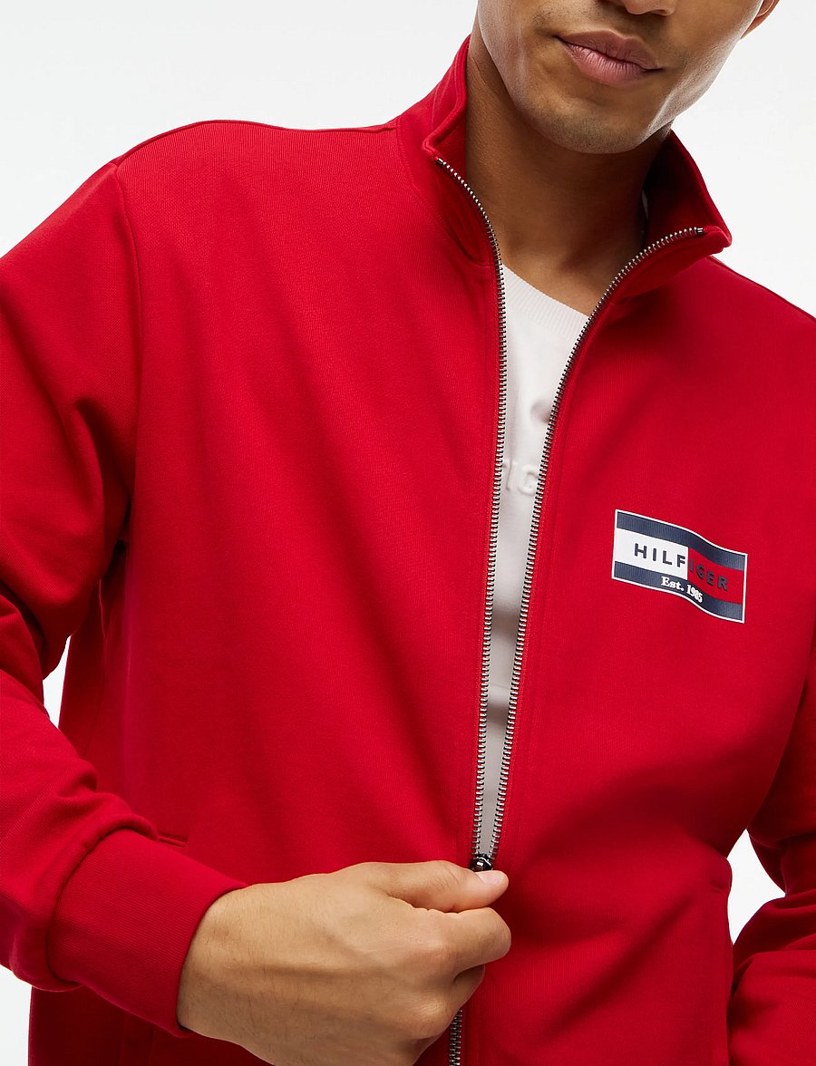 Tommy Hilfiger - BRAND LOVE SMALL FLAG REG ZT - spring jackets - medium red - 3