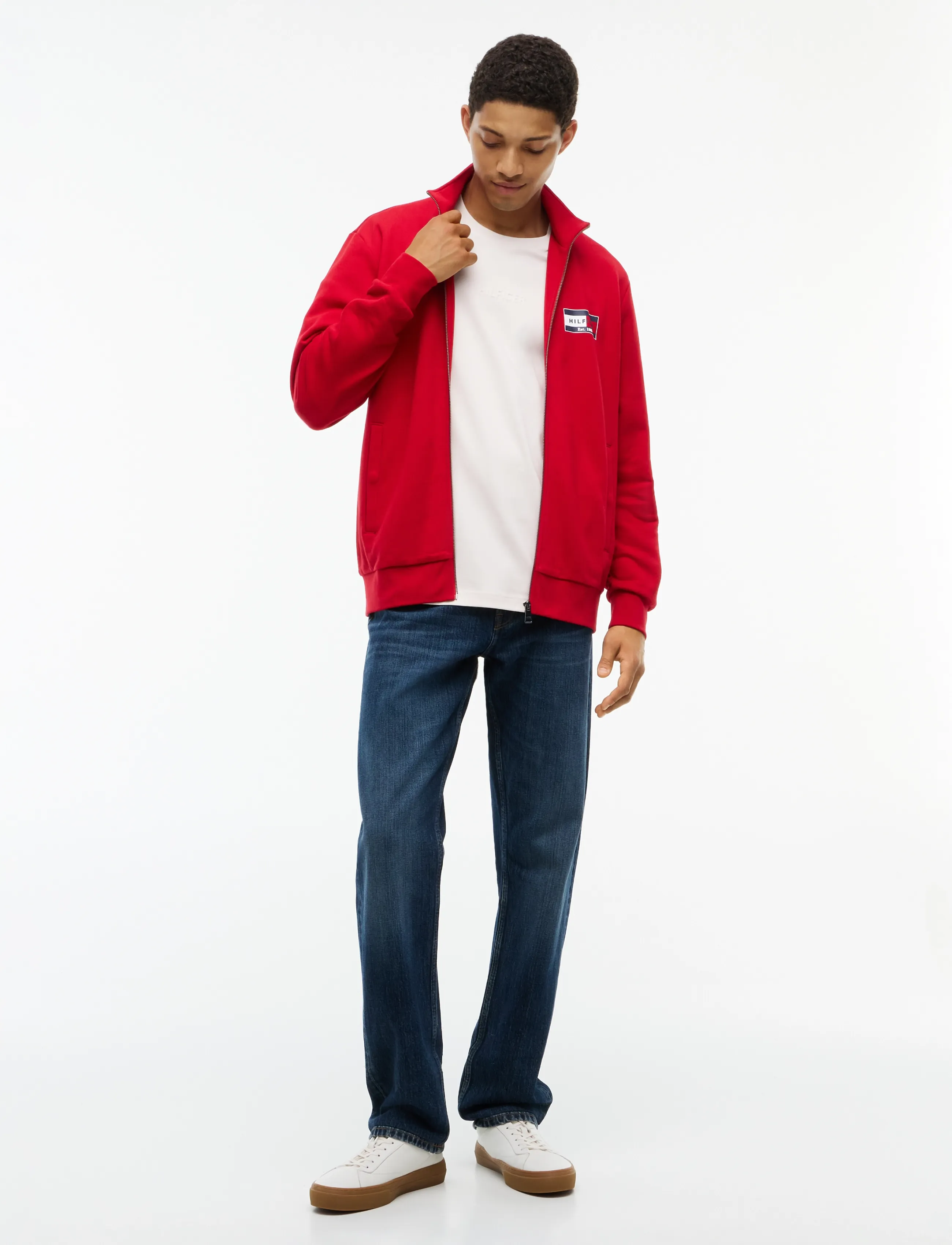 Tommy Hilfiger - BRAND LOVE SMALL FLAG REG ZT - spring jackets - medium red - 4