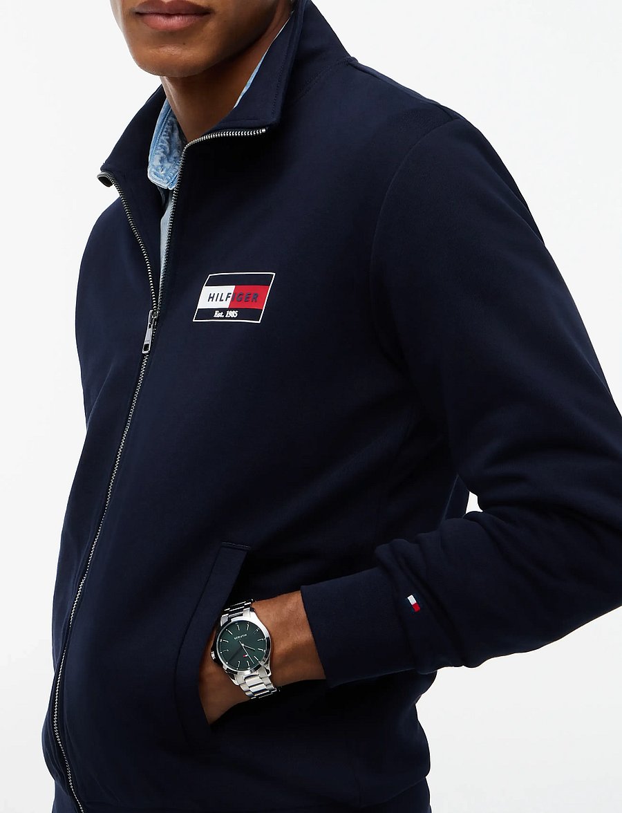 Tommy Hilfiger - BRAND LOVE SMALL FLAG REG ZT - forårsjakker - navy blue - 3