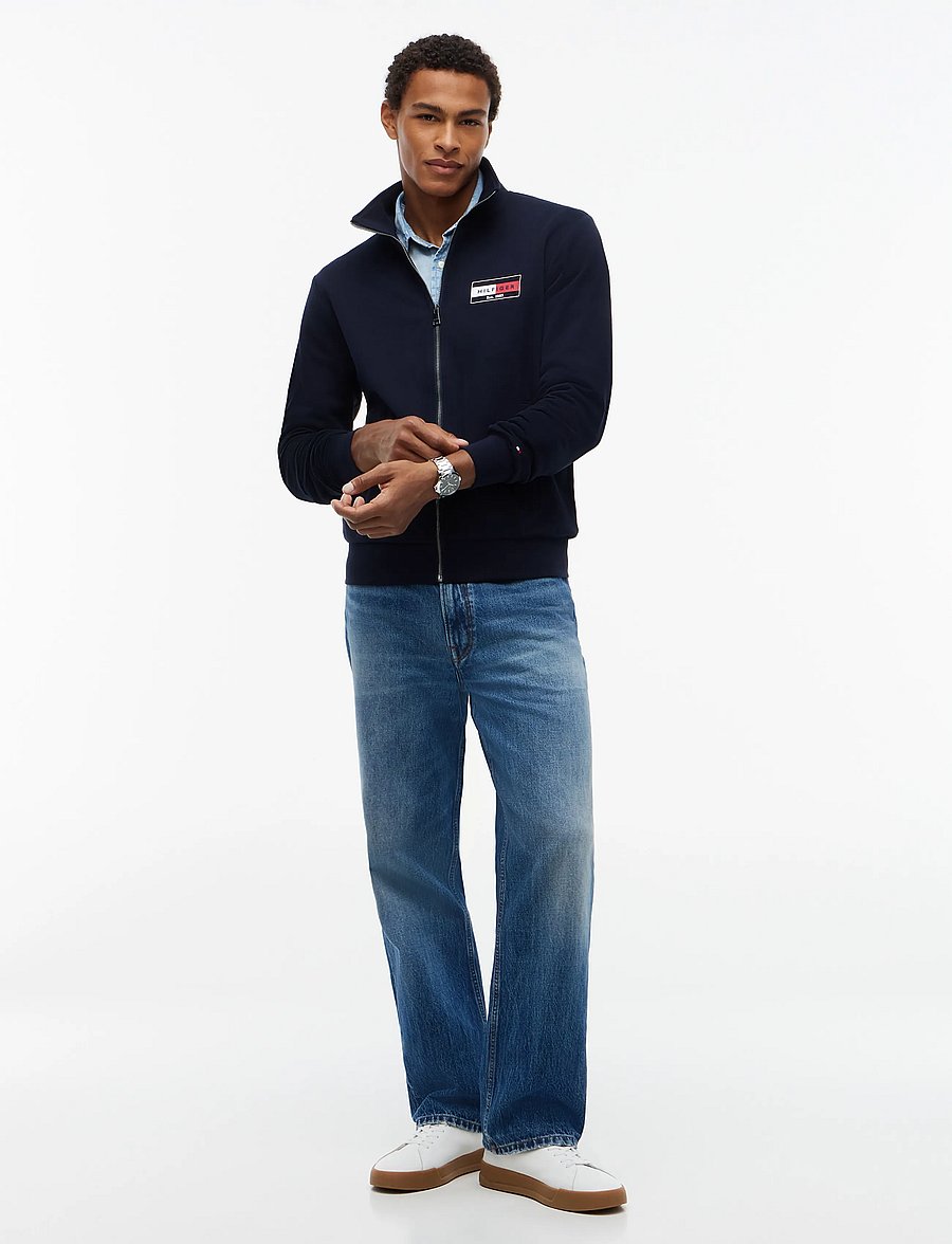 Tommy Hilfiger - BRAND LOVE SMALL FLAG REG ZT - forårsjakker - navy blue - 4