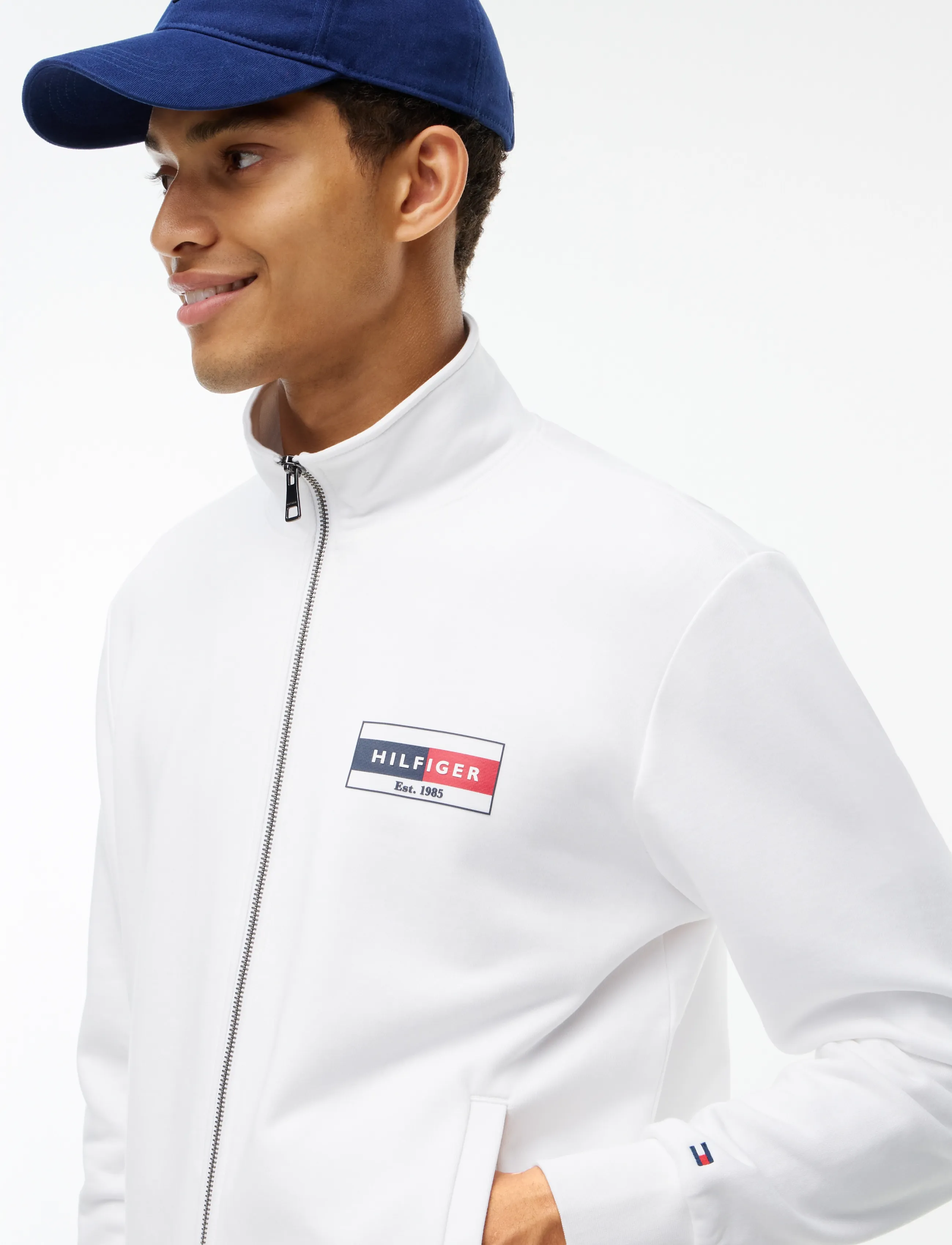 Tommy Hilfiger - BRAND LOVE SMALL FLAG REG ZT - spring jackets - white - 3