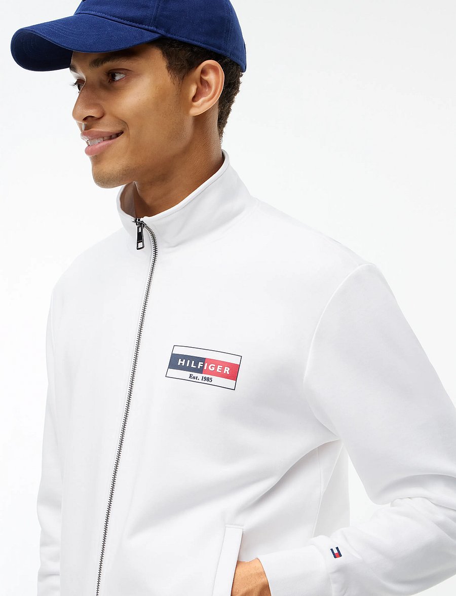 Tommy Hilfiger - BRAND LOVE SMALL FLAG REG ZT - spring jackets - white - 3