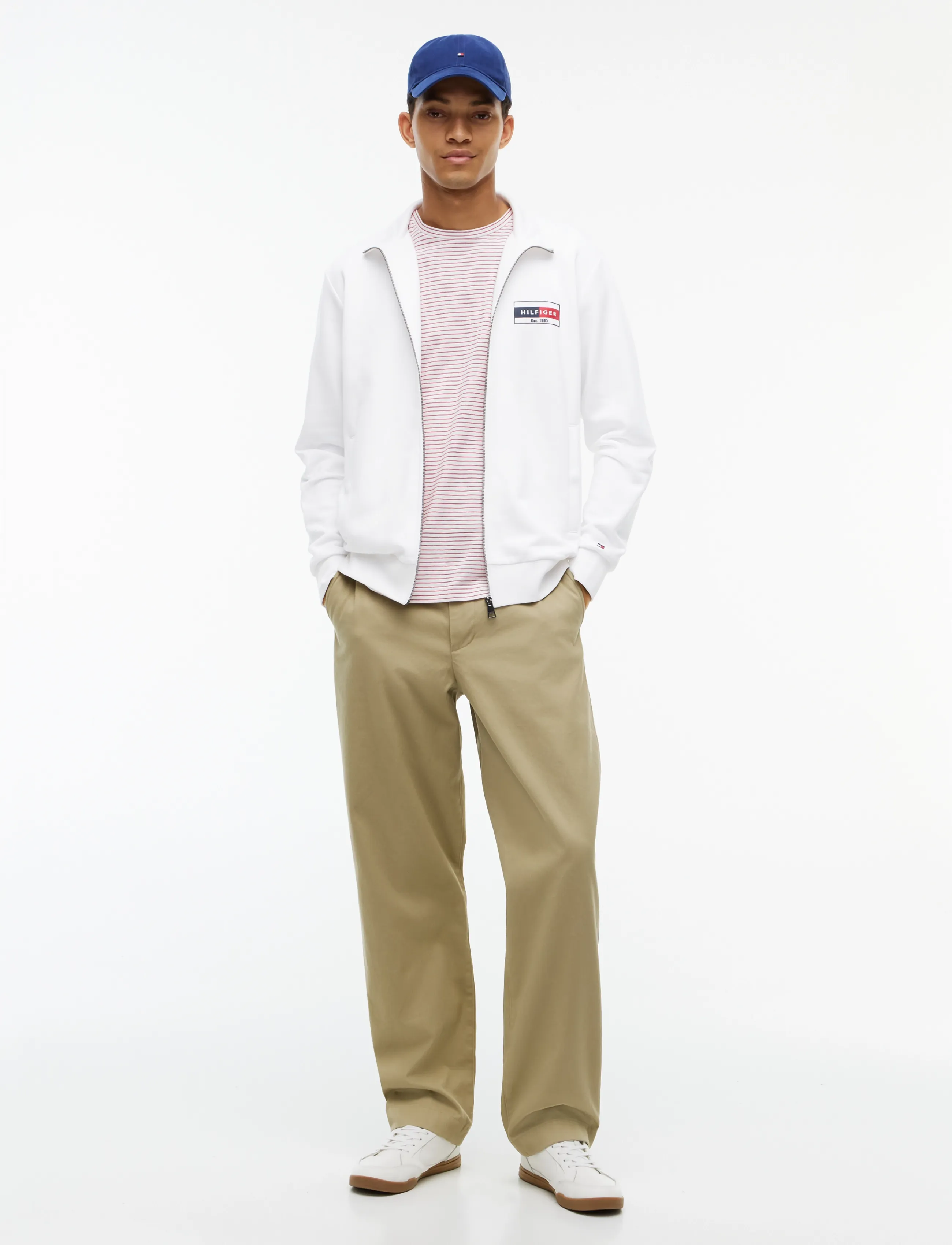 Tommy Hilfiger - BRAND LOVE SMALL FLAG REG ZT - spring jackets - white - 4