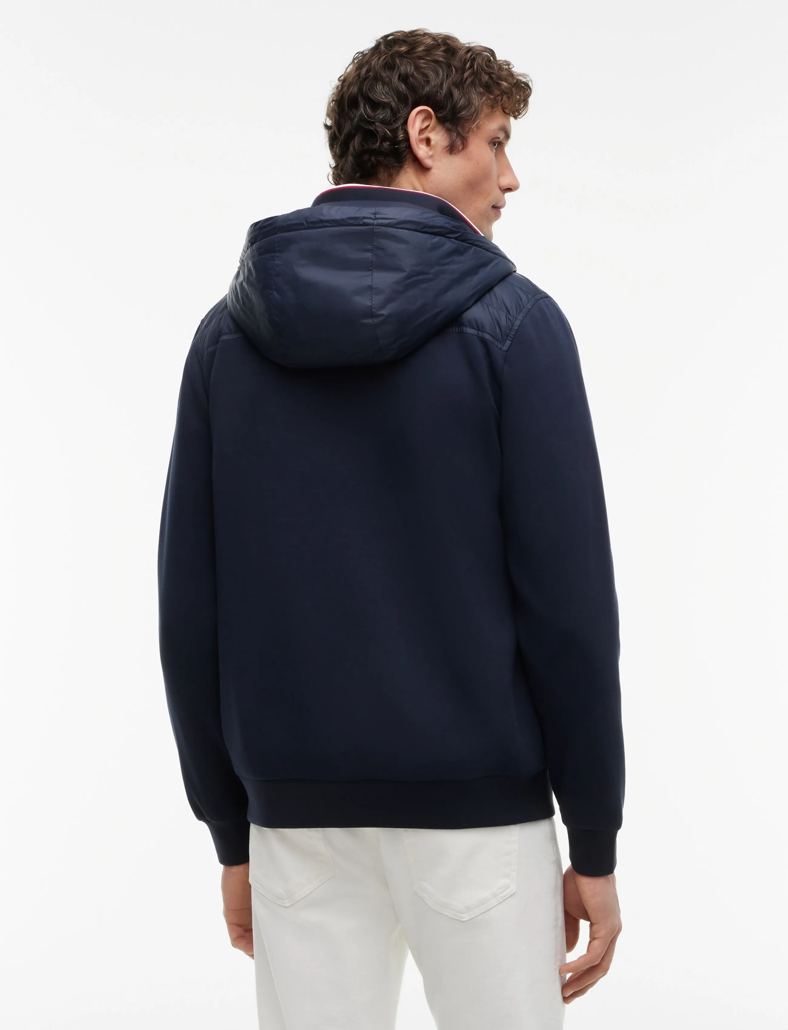 Tommy Hilfiger - MIX MEDIA RWB REG HOODED ZT - daunenjacken - navy blue - 2