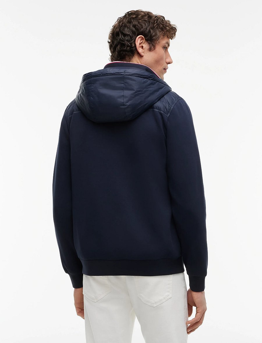 Tommy Hilfiger - MIX MEDIA RWB REG HOODED ZT - daunenjacken - navy blue - 2