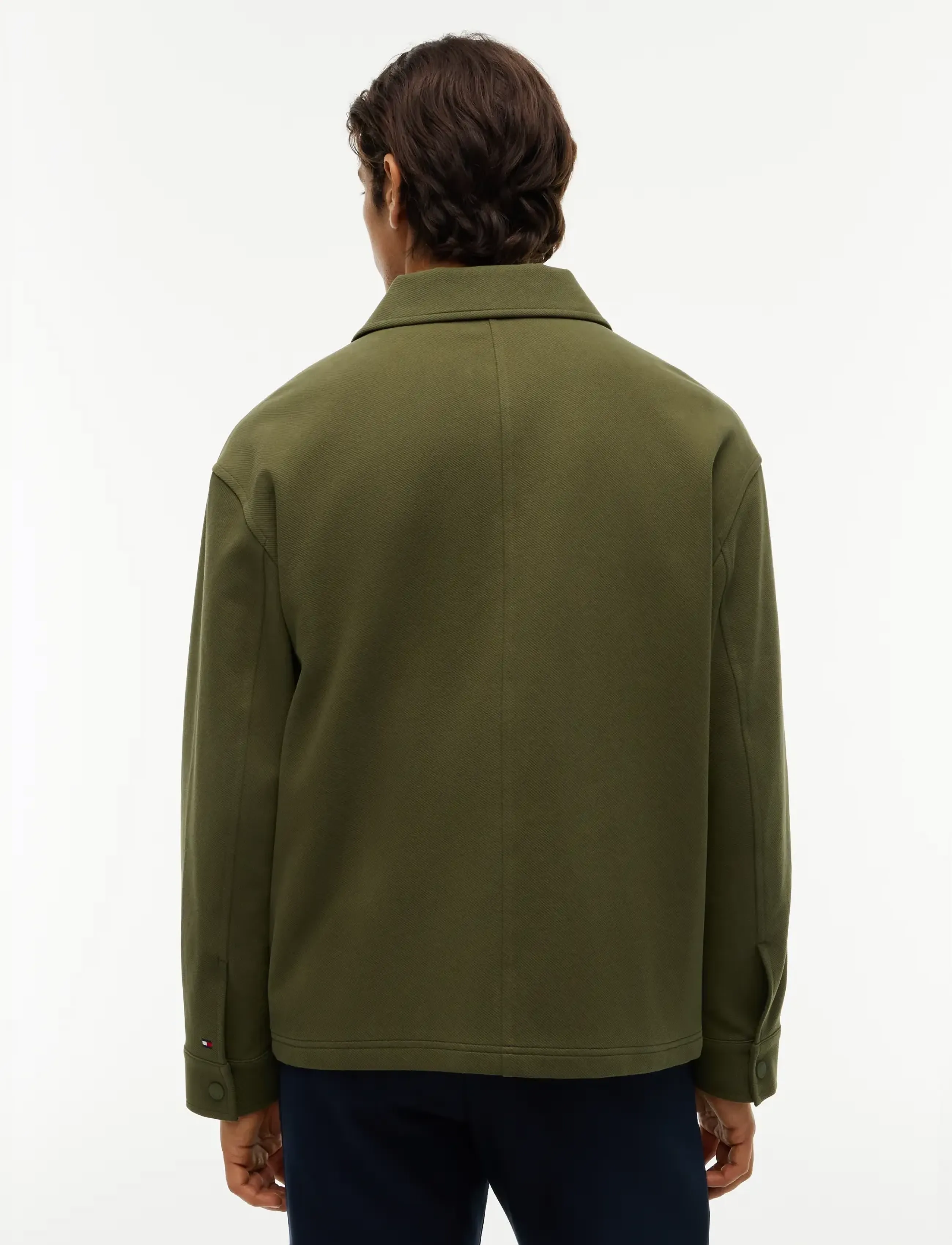 Tommy Hilfiger - MIX MEDIA TWILL CHORE JACKET - hybrid-jacken - huntsman green  huntsman green - 2