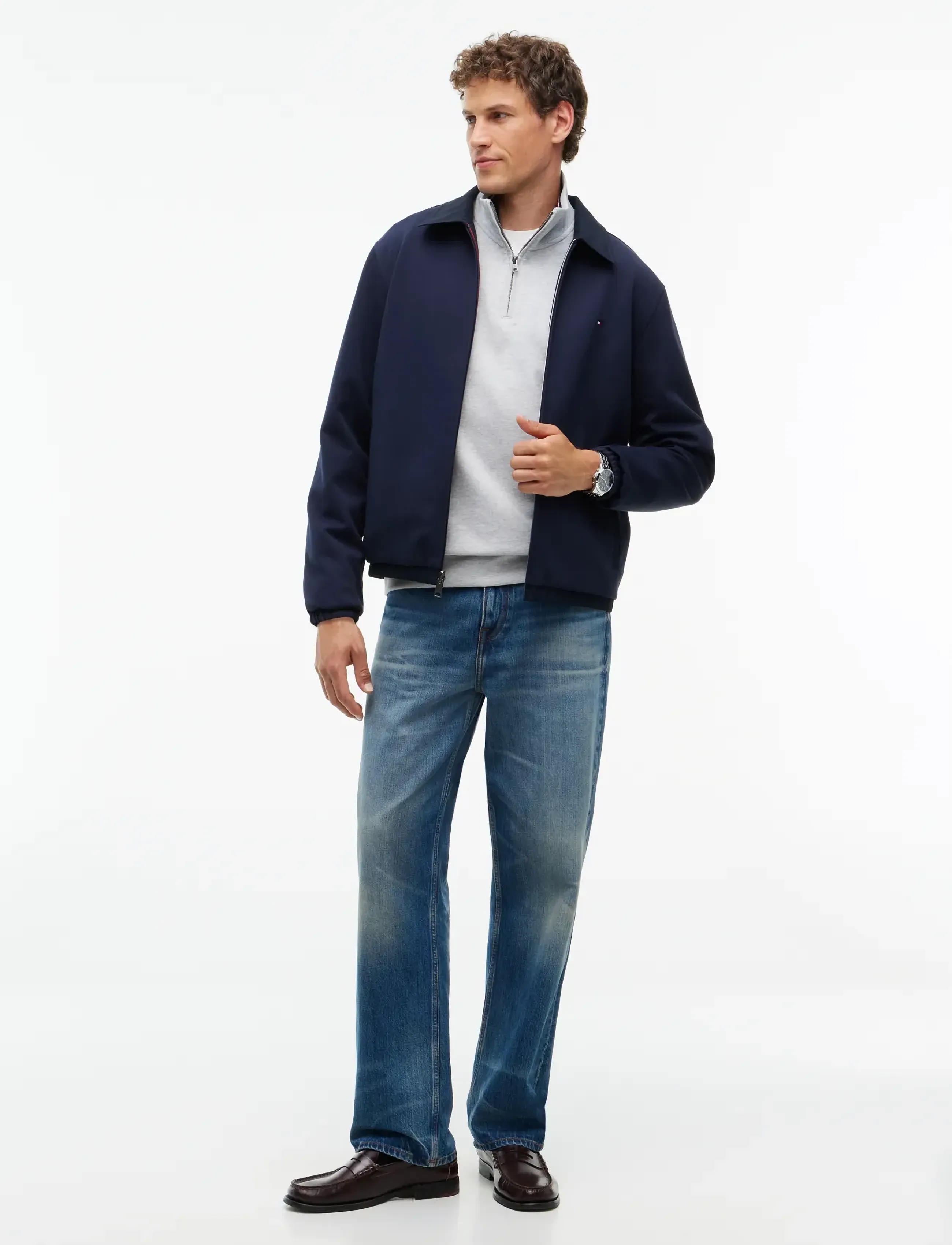 Tommy Hilfiger - MIX MEDIA REVERSIBLE JKT - hybrid-jacken - navy blue navy blue - 4