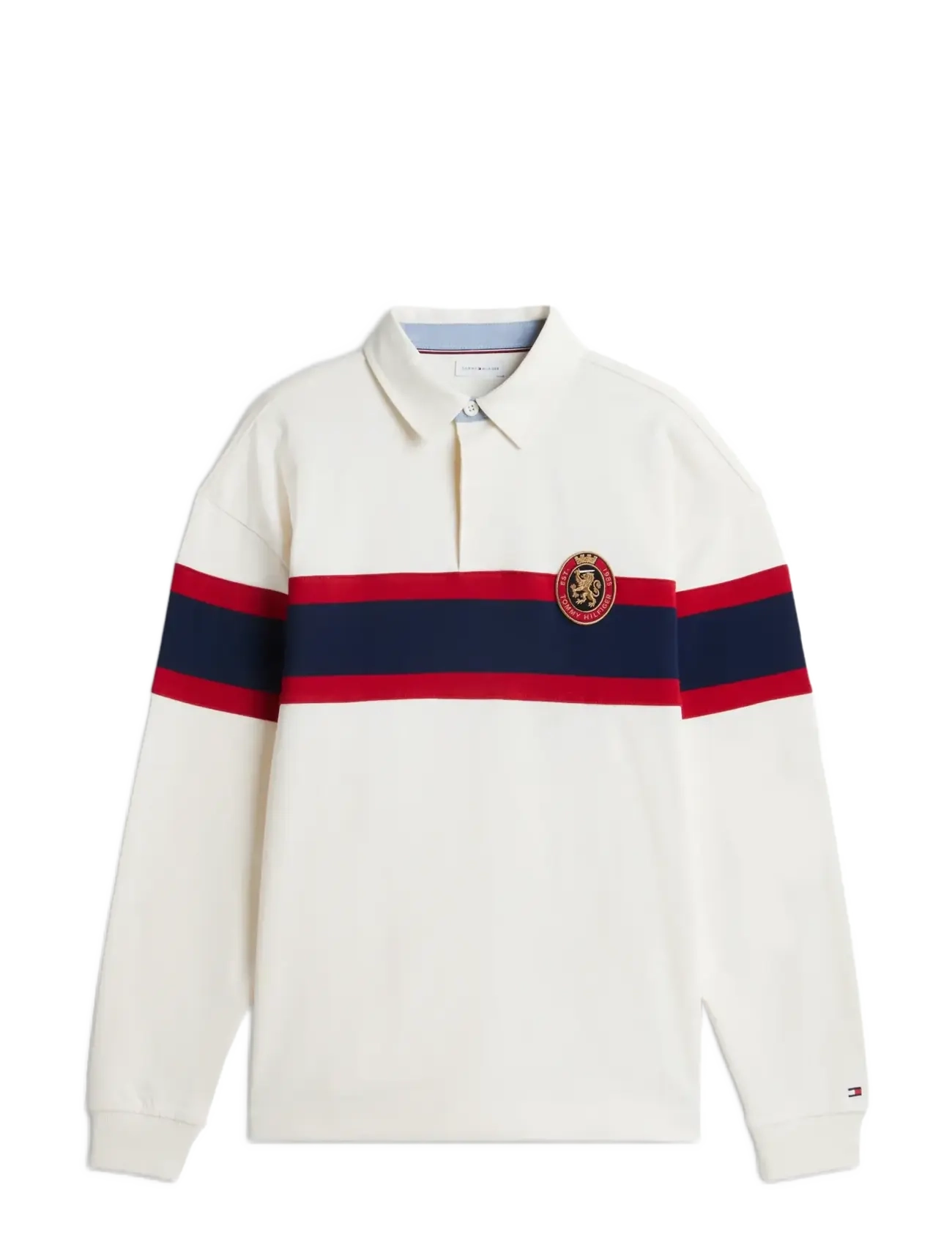 Tommy Hilfiger - GIFTING CREST RLX RUGBY - langärmelig - ivory petal - 1