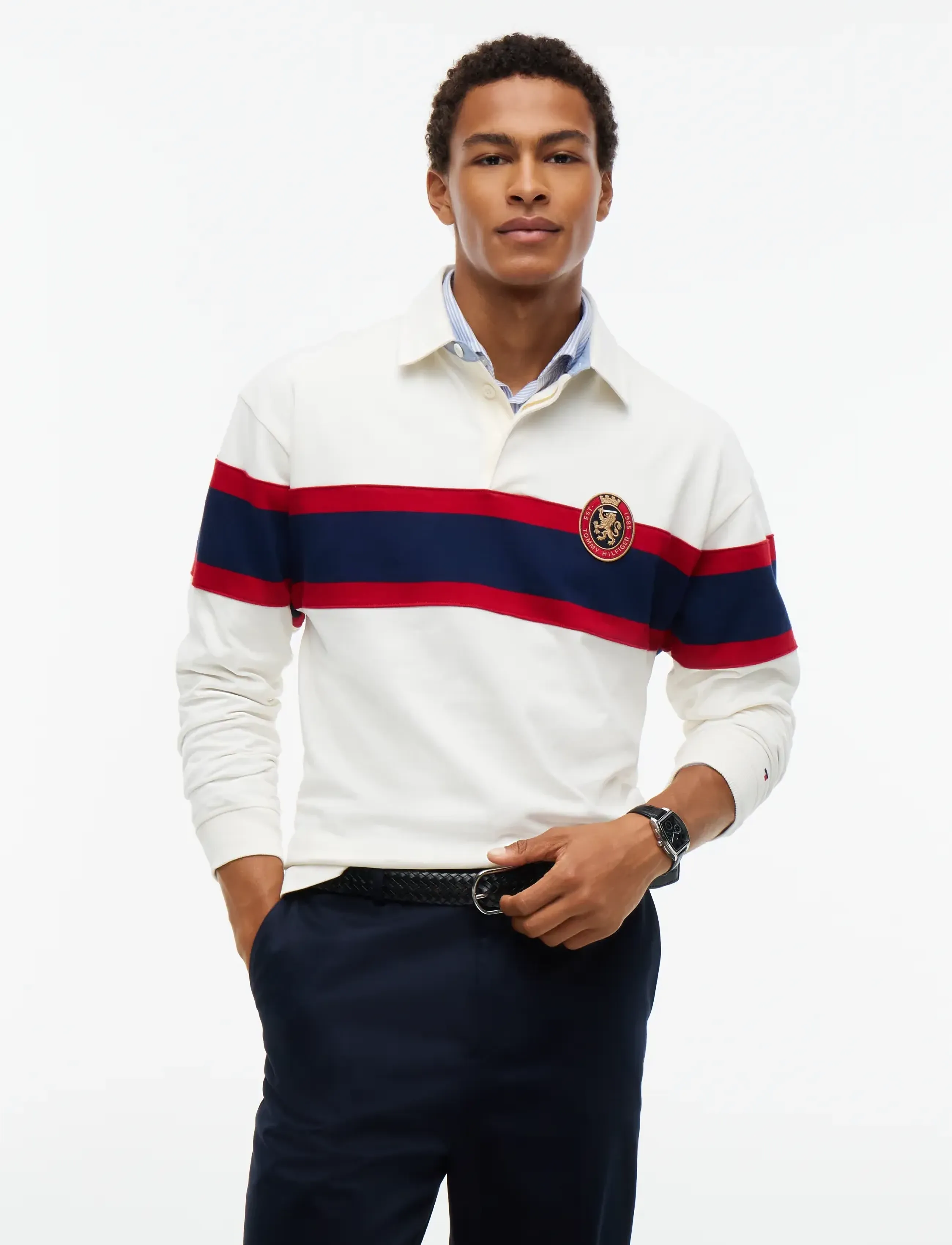 Tommy Hilfiger GIFTING CREST RLX RUGBY - Neue Mode - IVORY PETAL / cream