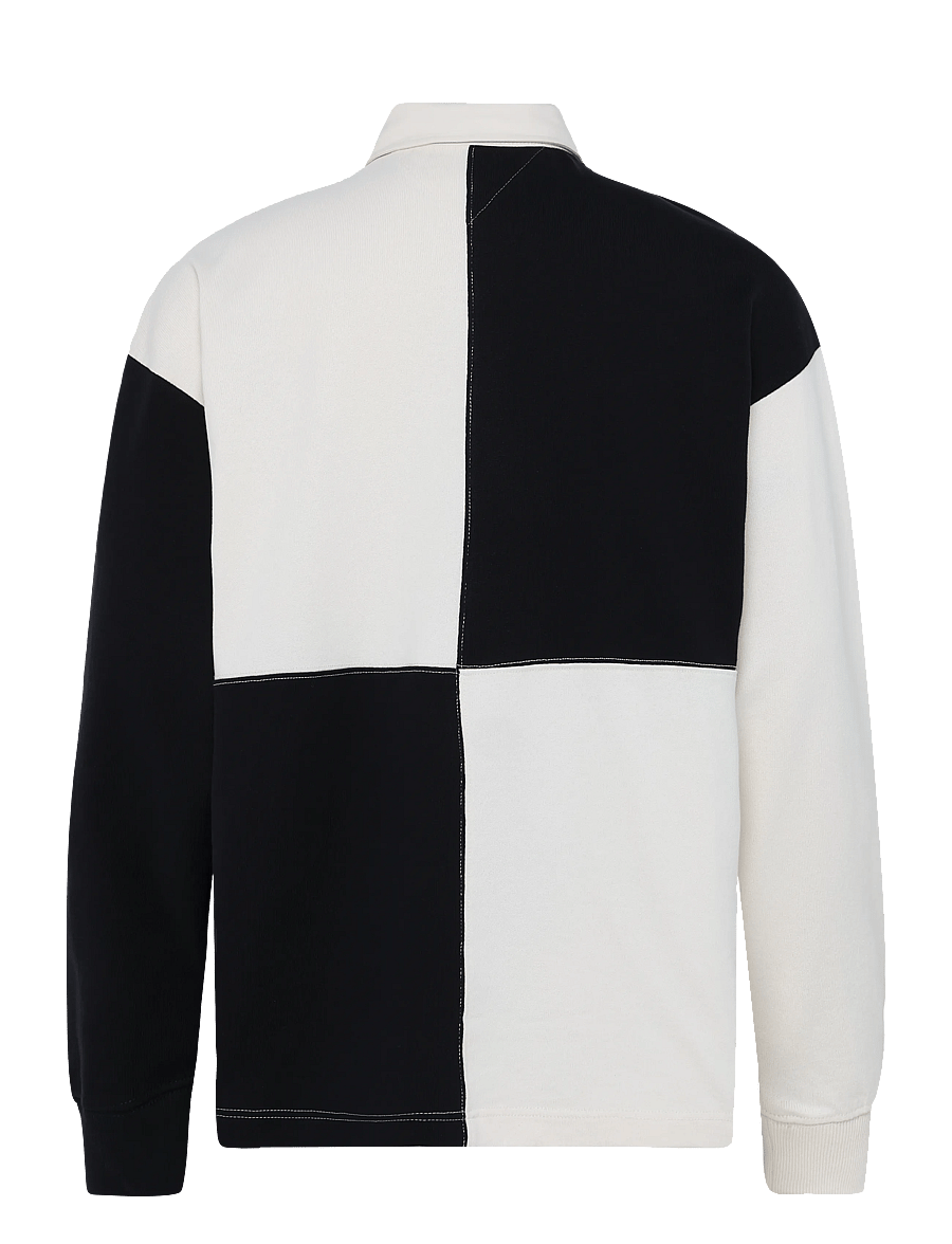 Tommy Hilfiger - VARSITY FASHION RUGBY - pikkade varrukatega kootud polod - ivory petal - 2