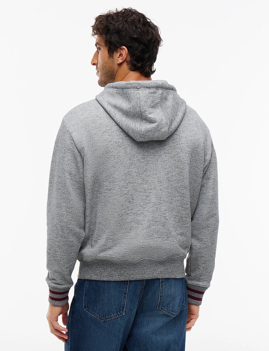 Tommy Hilfiger - VARSITY EMBRO RLX HOODIE - kapuzenpullover - light grey heather - 3